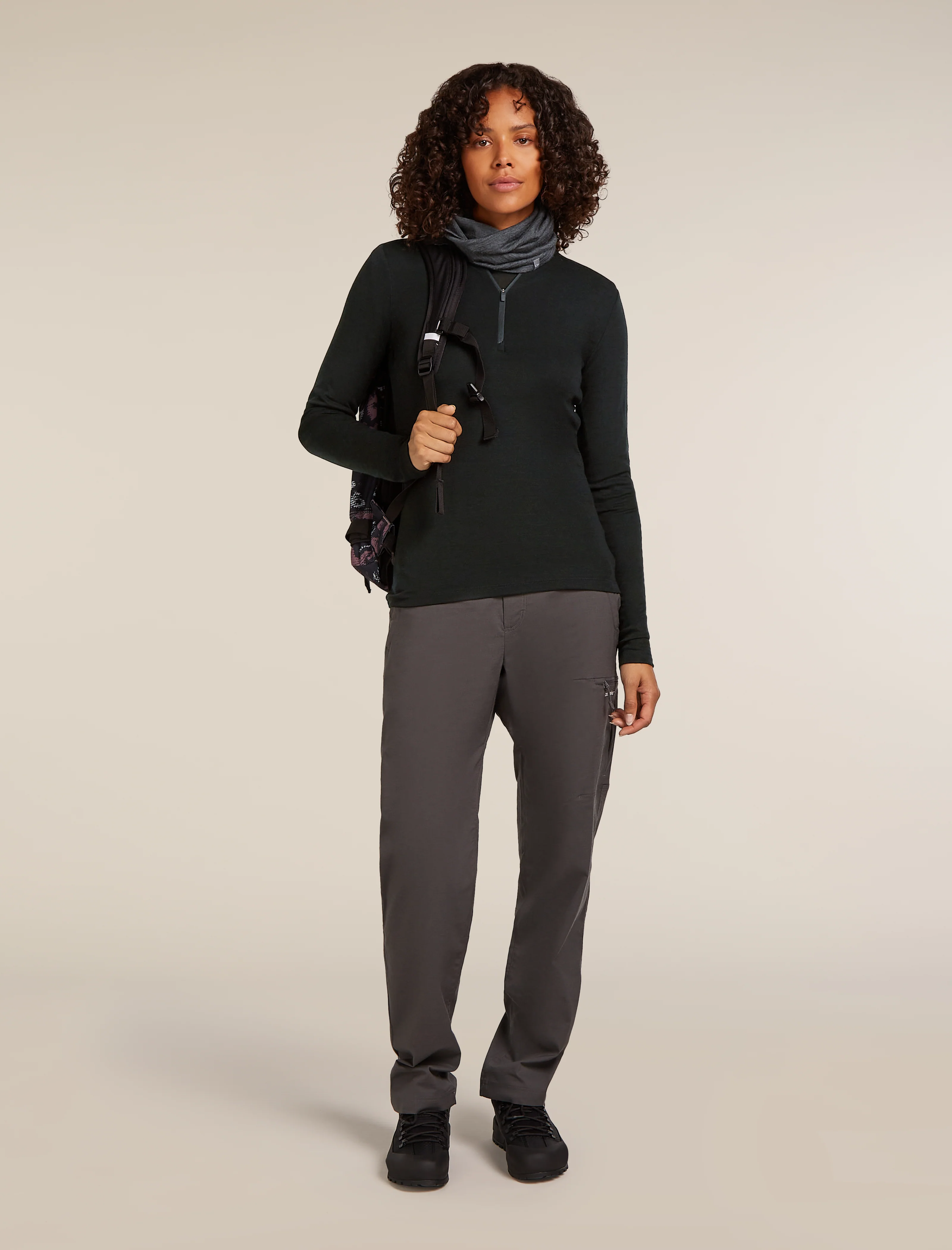 Women's Merino 175 Everyday Long Sleeve Half Zip Thermal Top - Image 4