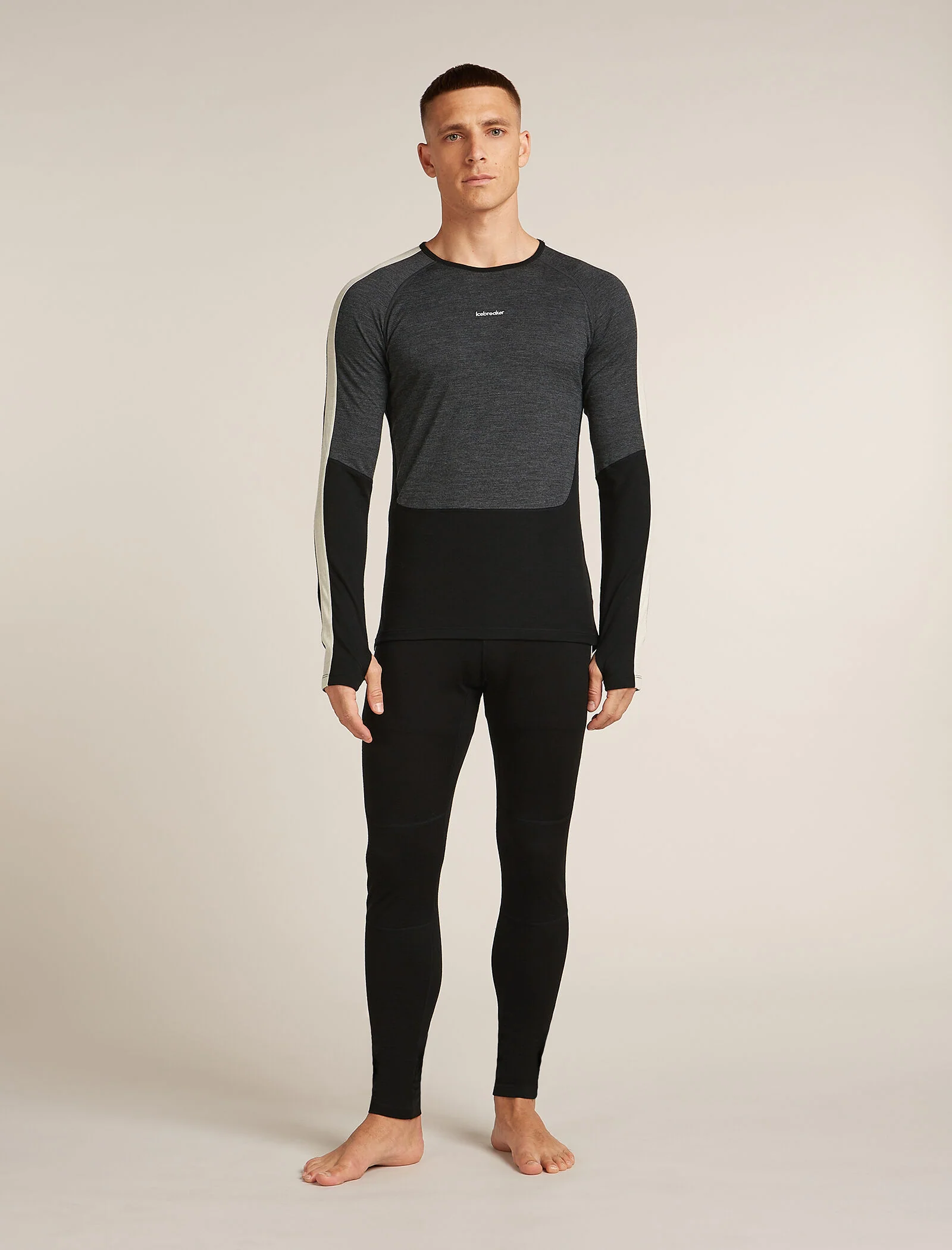 Men's Merino 200 Oasis+ Long Sleeve Crewe Thermal Top - Image 3