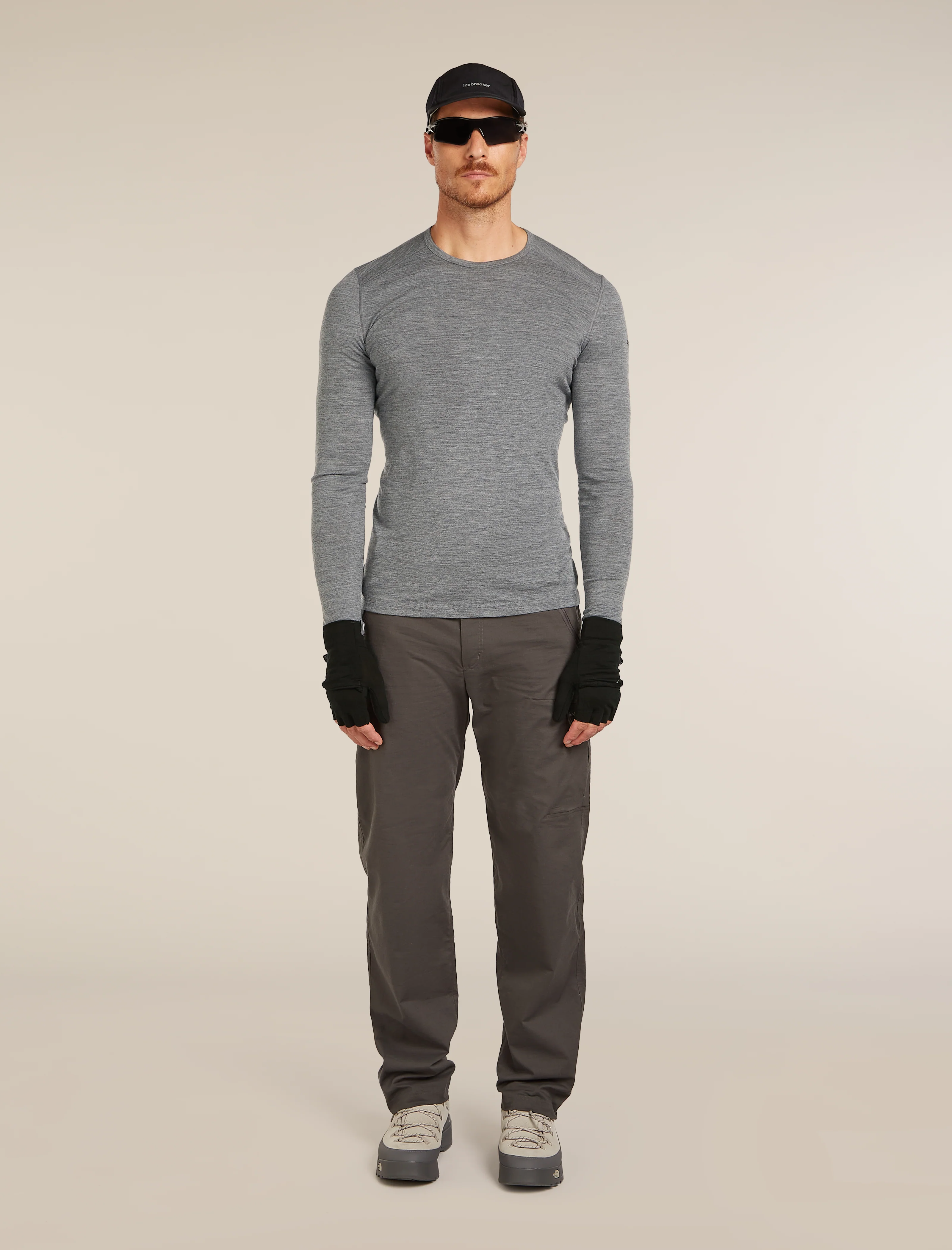Men's Merino 200 Oasis Long Sleeve Crewe Thermal Top - Image 4