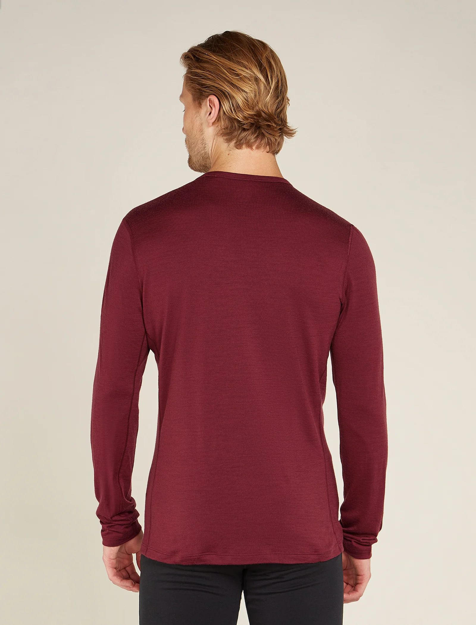 Men's Merino 200 Oasis Long Sleeve Crewe Thermal Top - Image 3