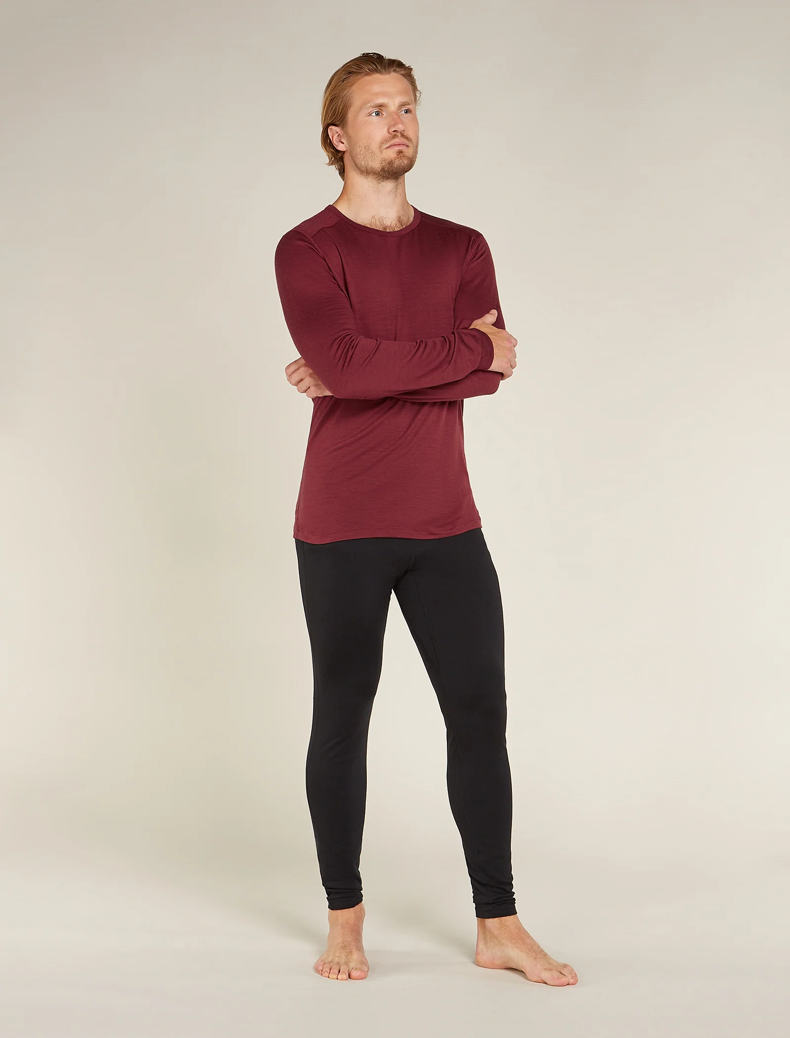 Men's Merino 200 Oasis Long Sleeve Crewe Thermal Top - Image 4