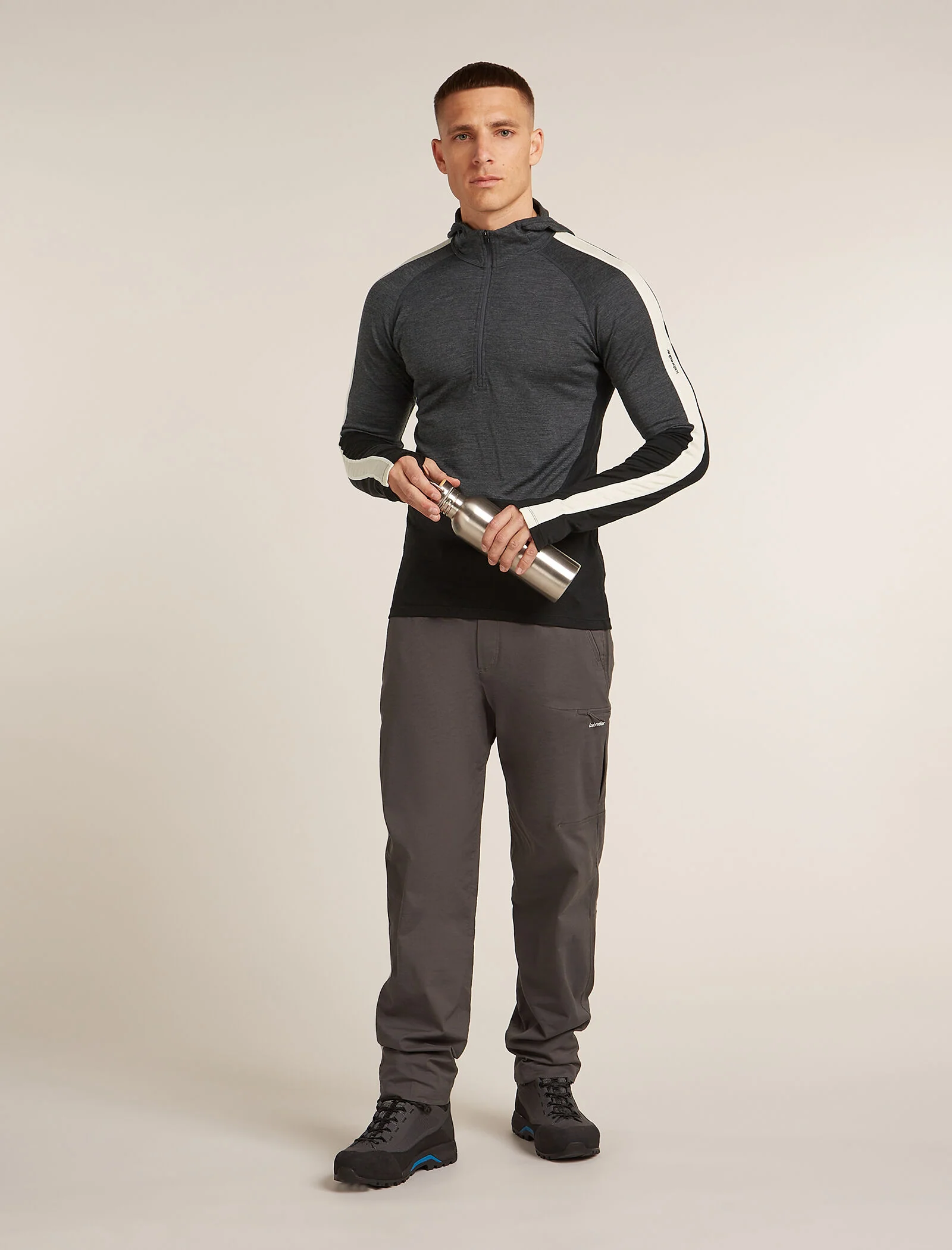 Men's Merino 200 Oasis+ Long Sleeve Half Zip Thermal Hoodie - Image 4