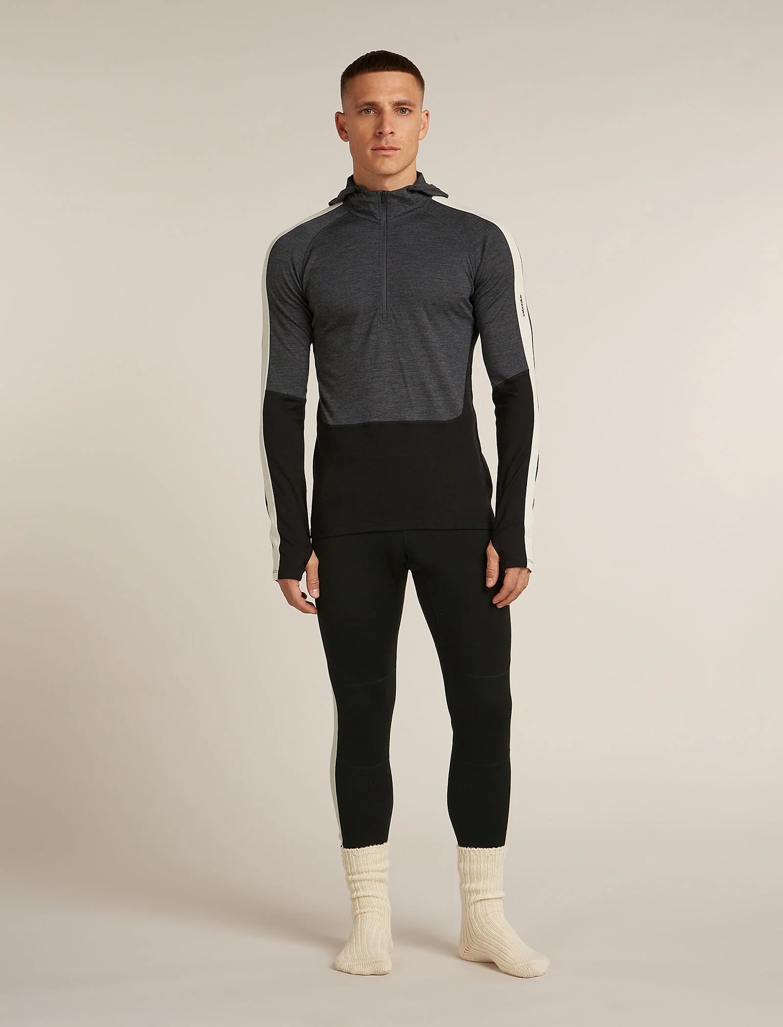 Men's Merino 200 Oasis+ Long Sleeve Half Zip Thermal Hoodie - Image 9