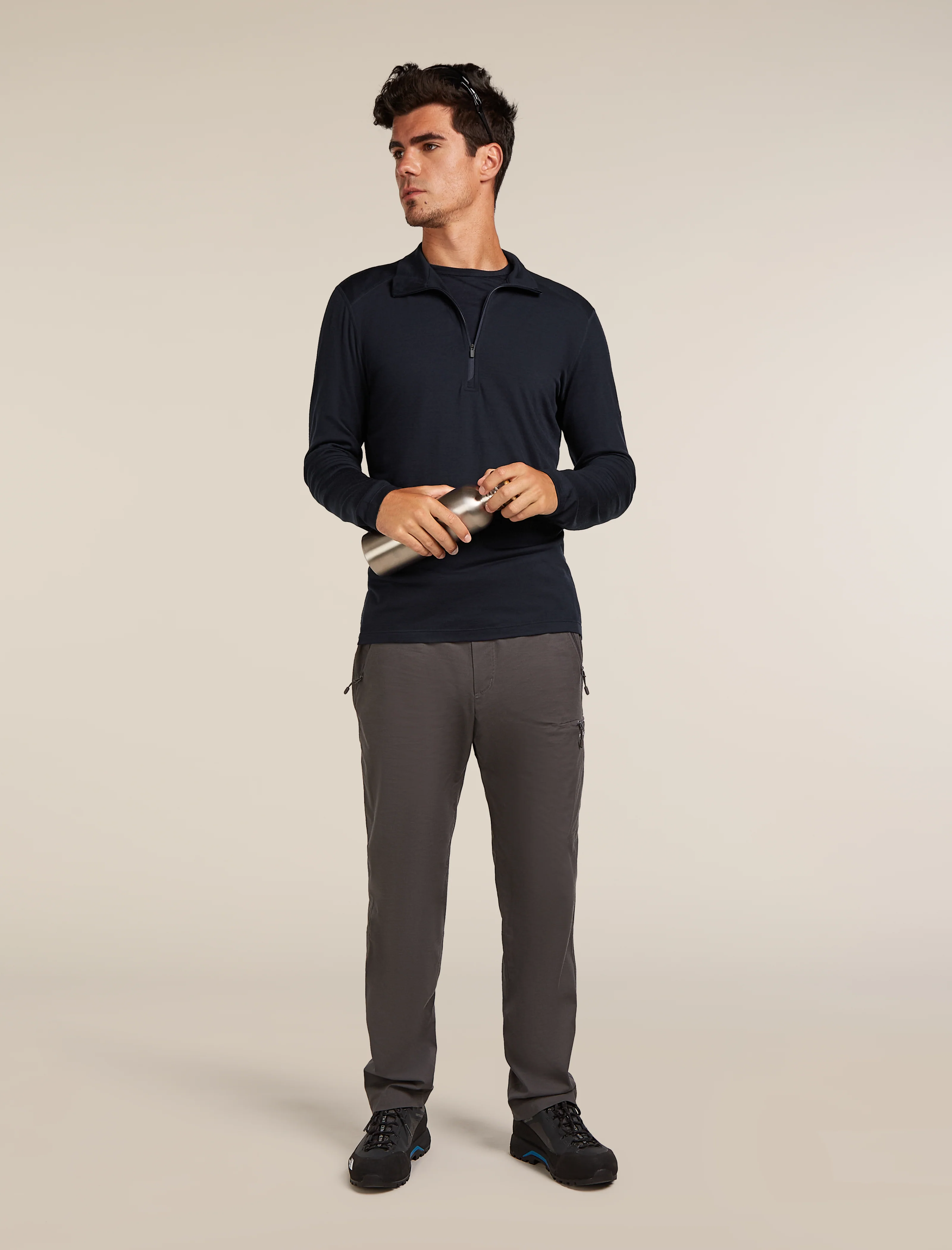 Men's Merino 200 Oasis Long Sleeve Half Zip Thermal Top - Image 3