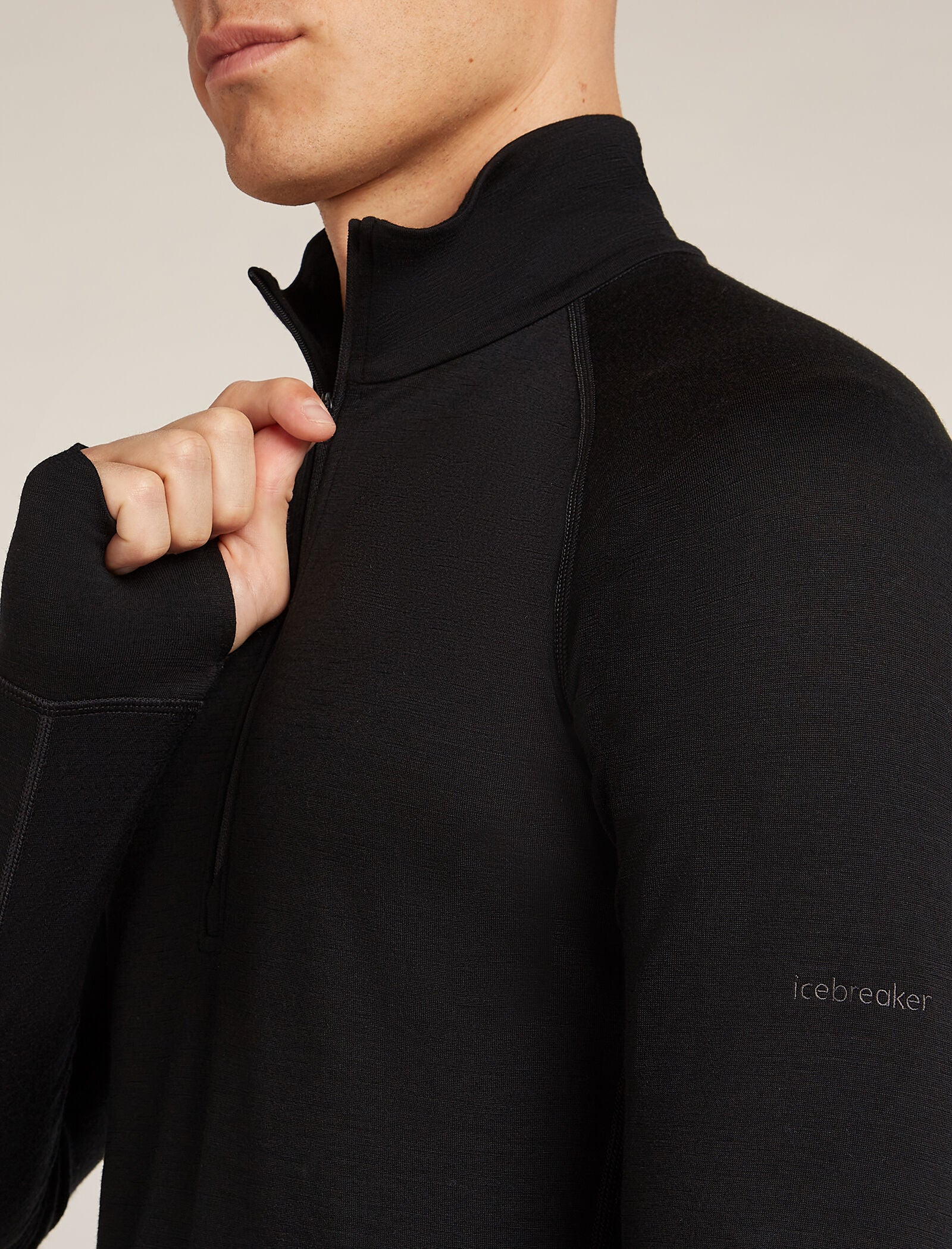 Men's Merino 200 ZoneKnit™ Long Sleeve Half Zip Thermal Top - Image 7
