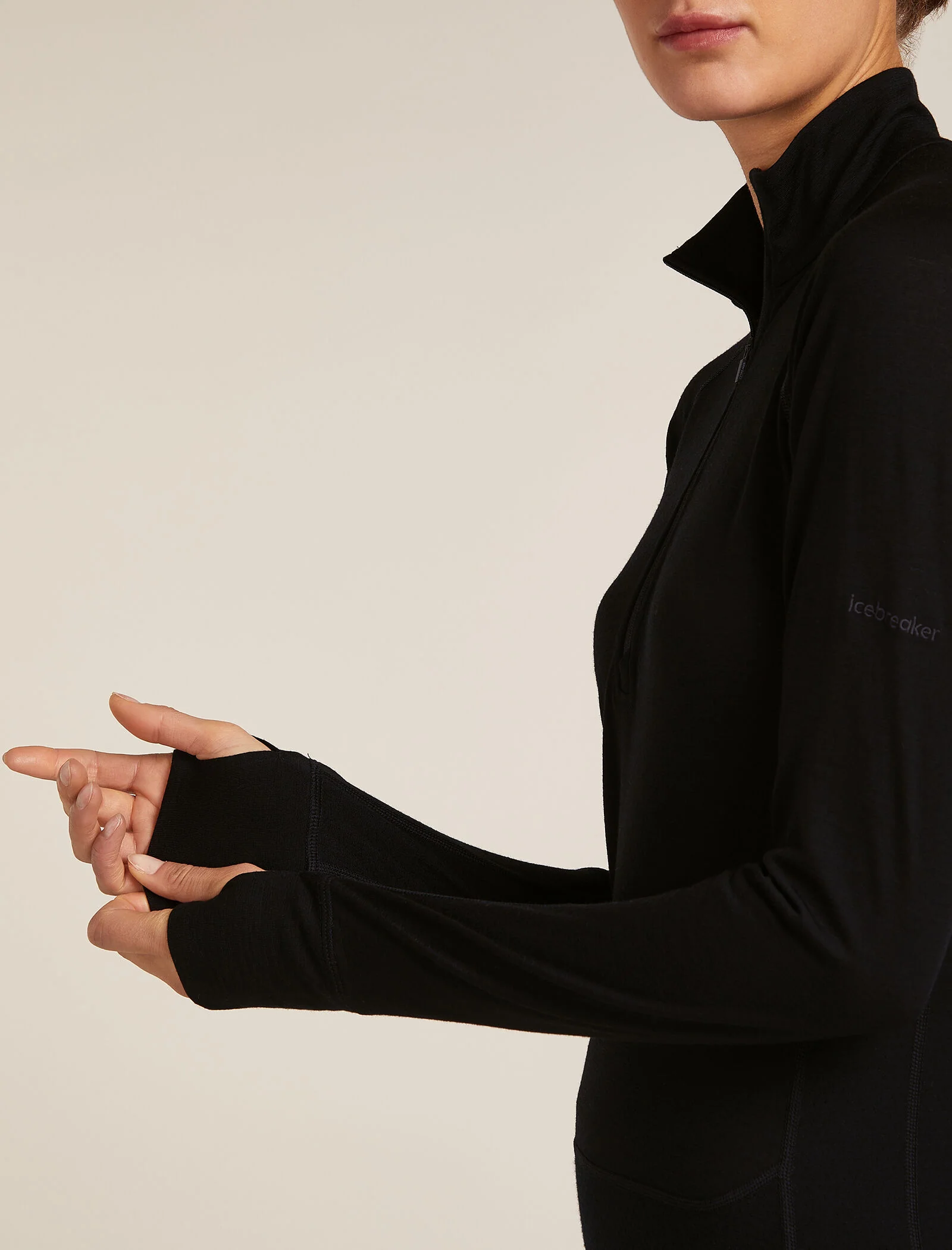 Women's Merino 200 ZoneKnit™ Long Sleeve Half Zip Thermal Top - Image 6
