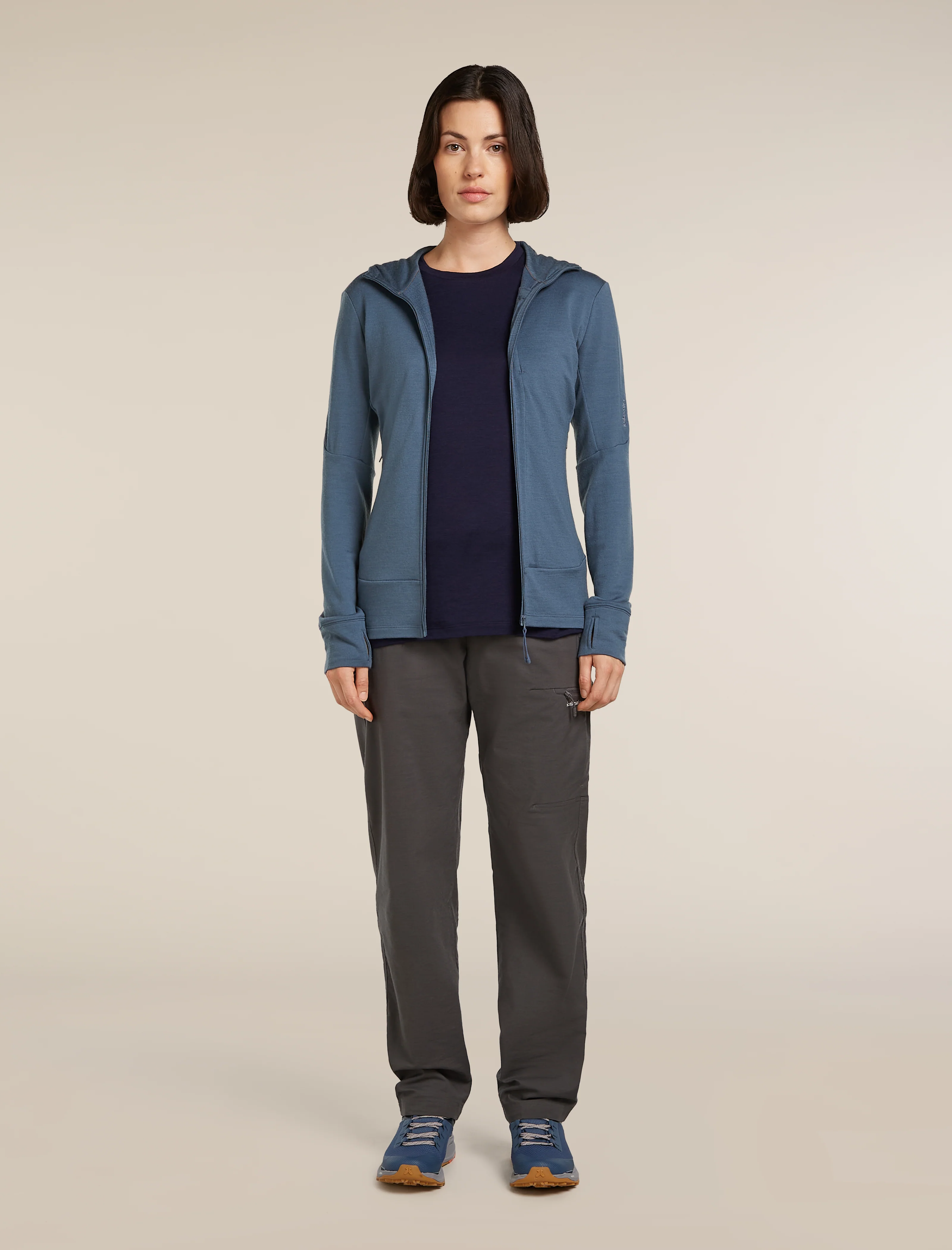 Women's Merino 260 Quantum Long Sleeve Zip Hoodie - Image 3