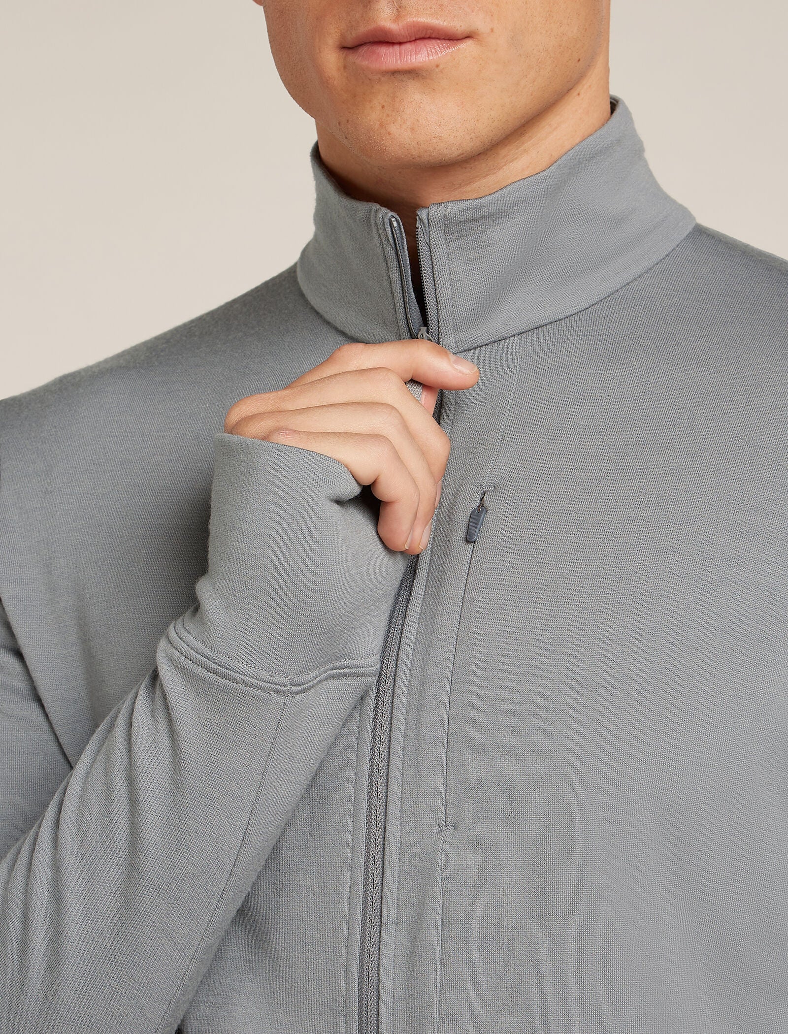 Men's Merino 260 Quantum Long Sleeve Zip Jacket - Image 6