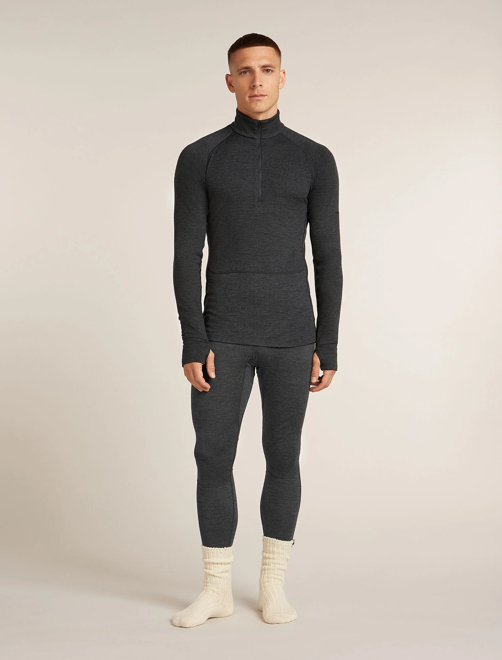 Men's Merino 260 ZoneKnit™ Long Sleeve Half Zip Thermal Top - Image 10