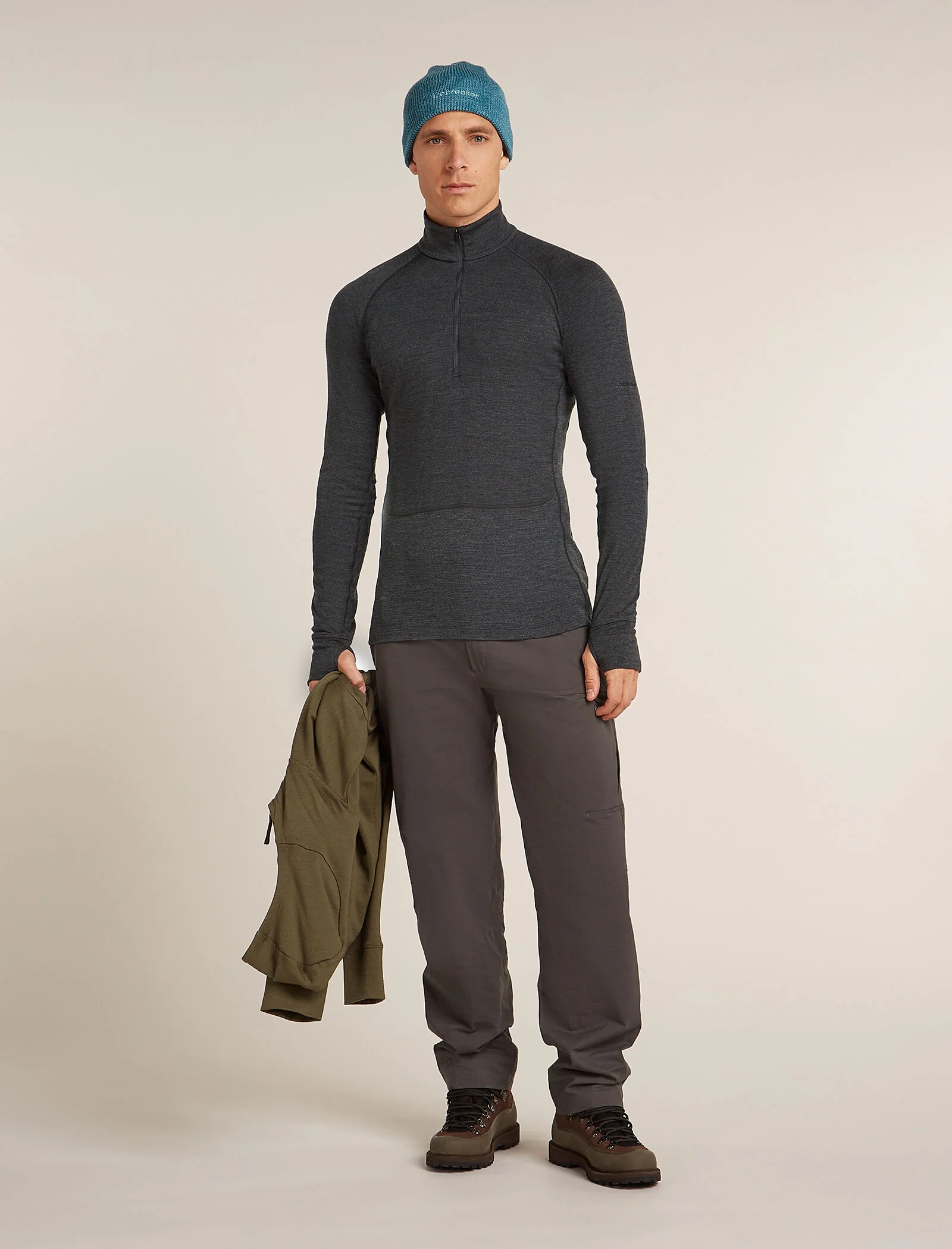 Men's Merino 260 ZoneKnit™ Long Sleeve Half Zip Thermal Top - Image 4