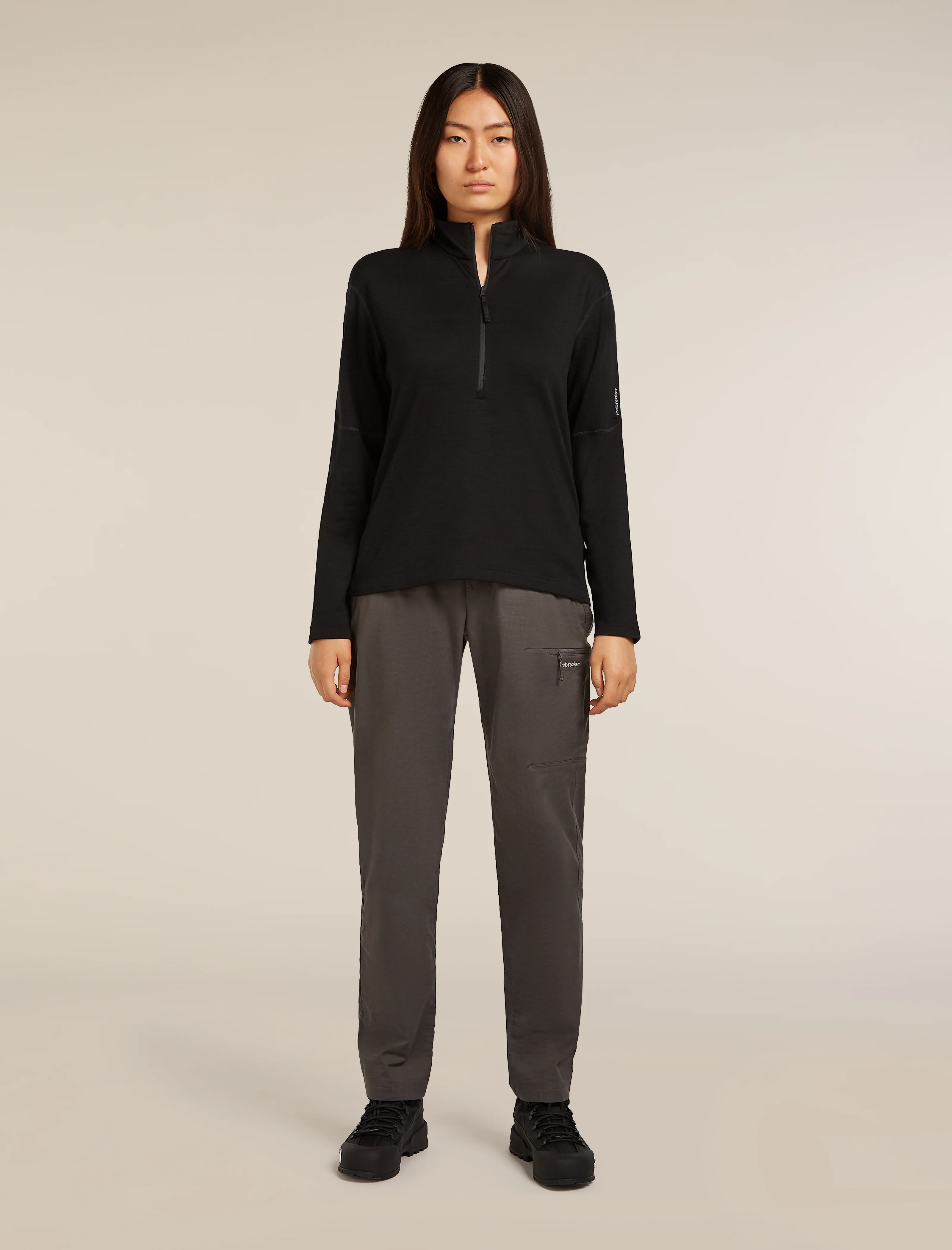 Women's Merino 360 Realfleece⢠Elemental Long Sleeve Half Zip Top - Image 3