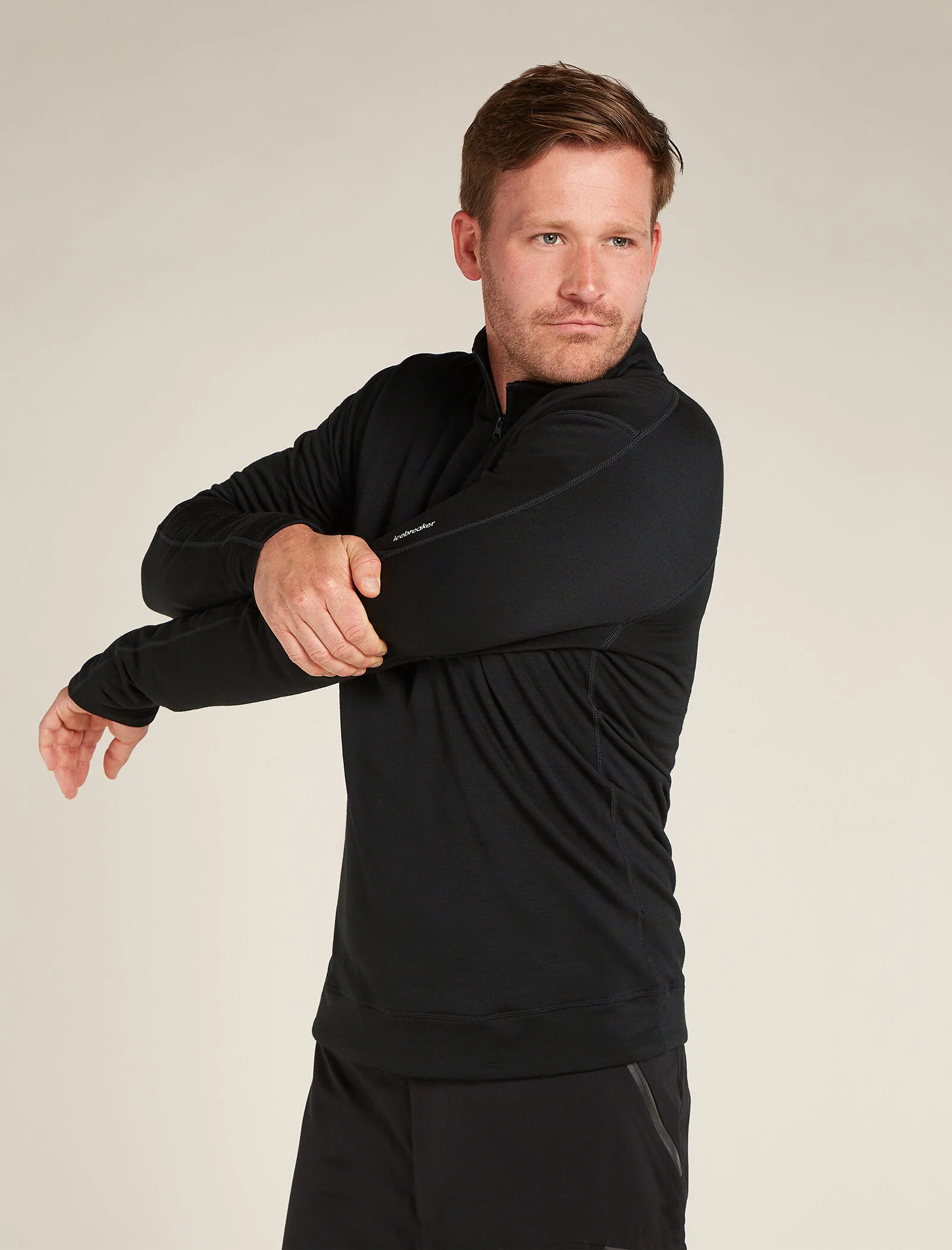 Men's Merino 360 Realfleece™ Elemental Long Sleeve Half Zip Top - Image 6