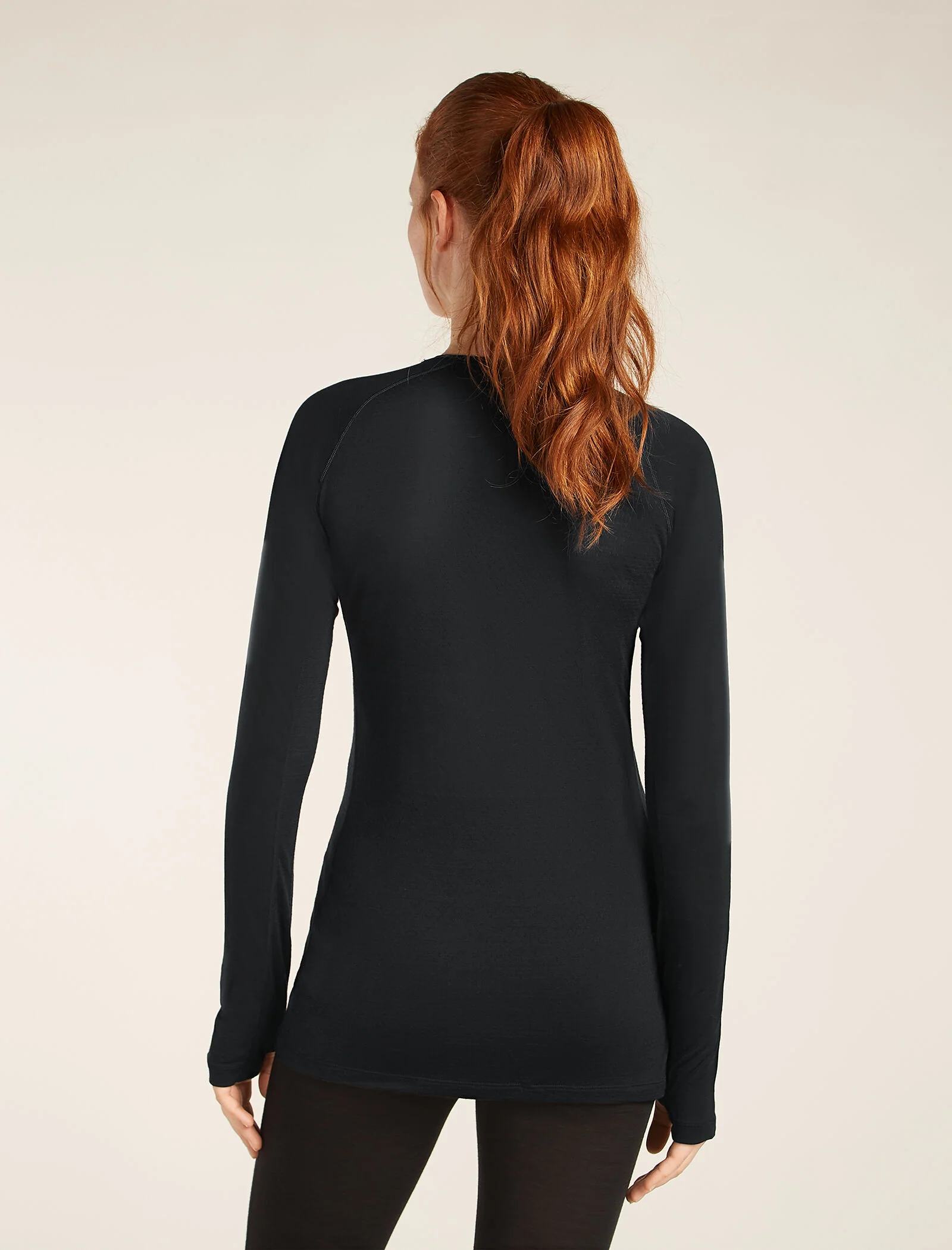 Women's Merino Blend 125 ZoneKnit™ Long Sleeve Crewe Thermal Top - Image 2