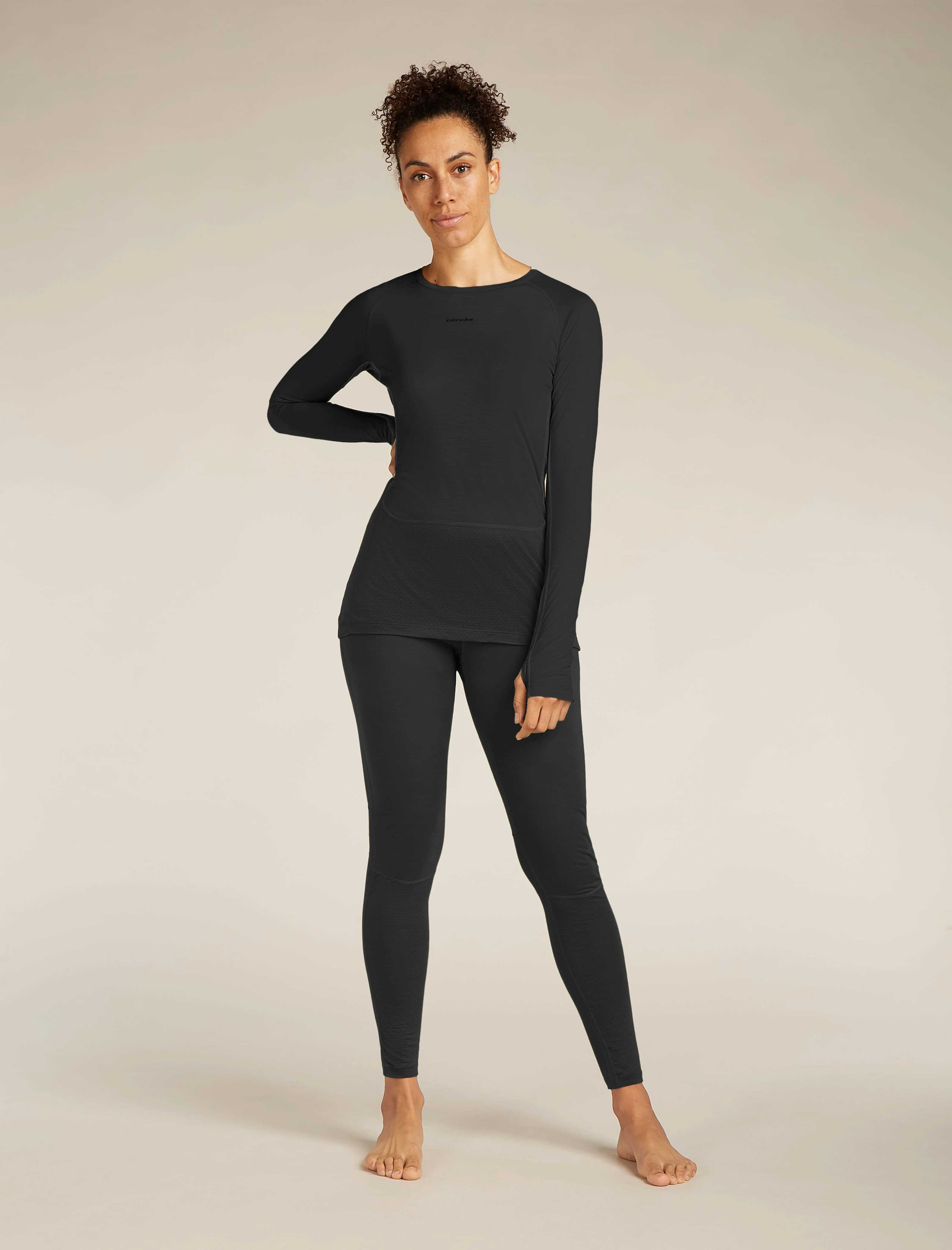 Women's Merino Blend 125 ZoneKnit™ Thermal Leggings - Image 3