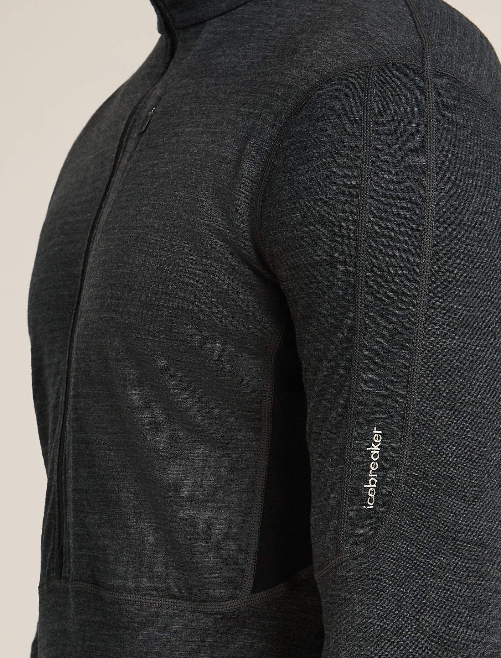 Men's Merino Blend 200 Realfleece™ Descender Long Sleeve Half Zip Top - Image 5