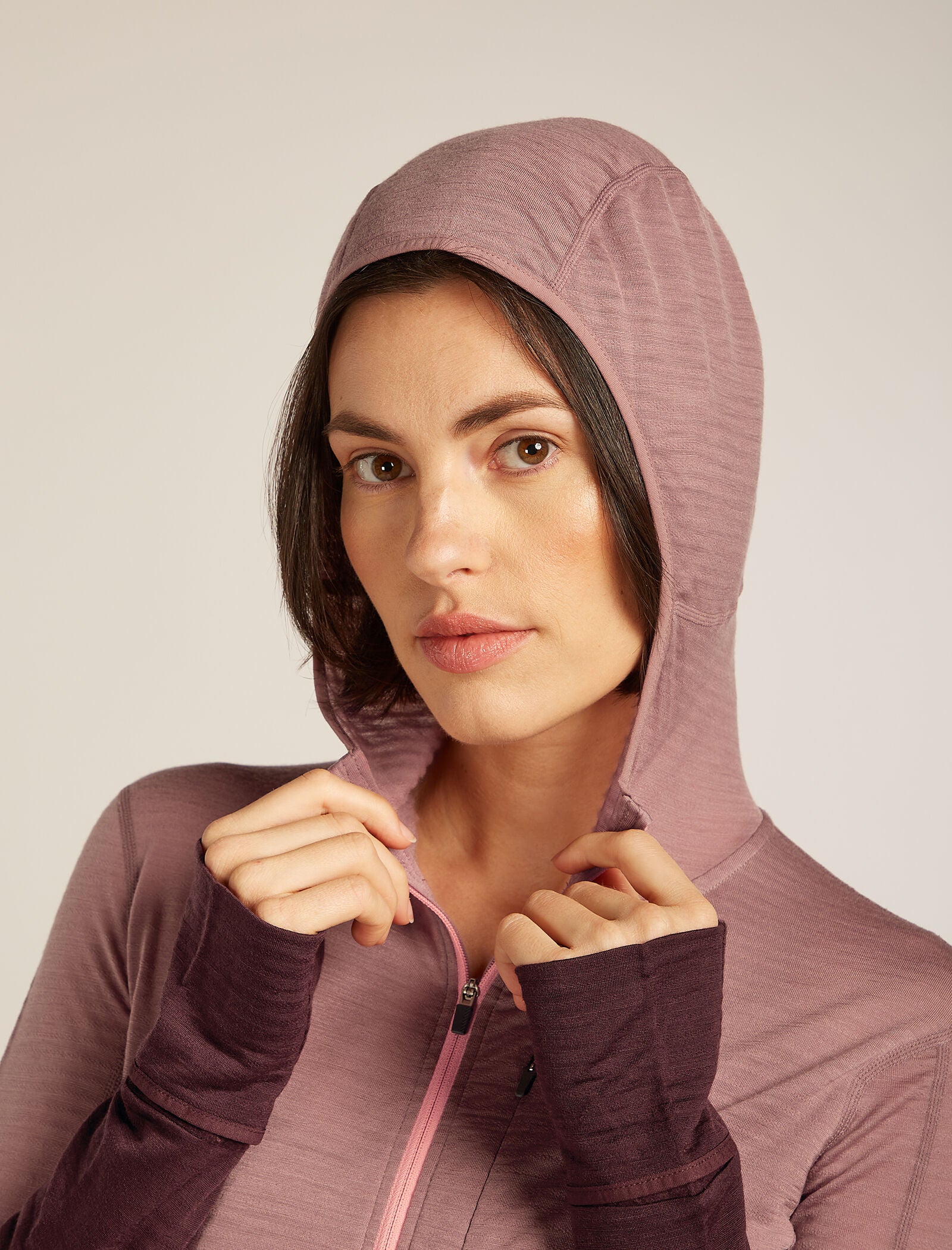 Women's Merino Blend 200 Realfleece™ Descender Long Sleeve Zip Hoodie - Image 8