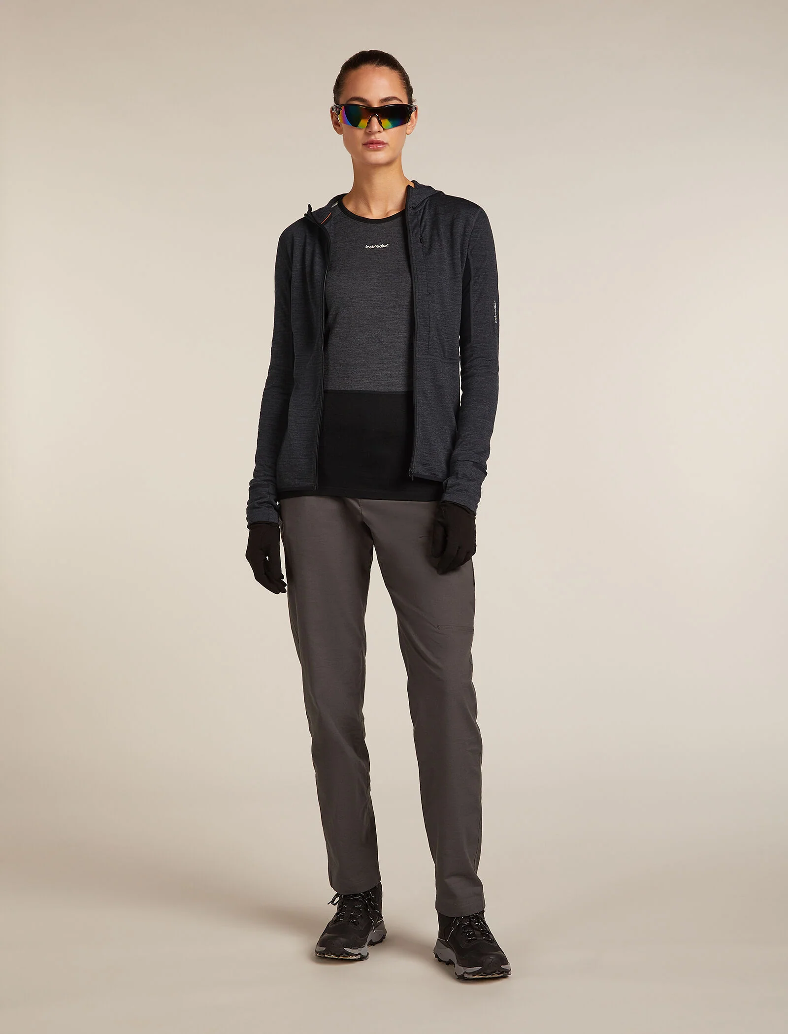 Women's Merino Blend 200 Realfleece™ Descender Long Sleeve Zip Hoodie - Image 4