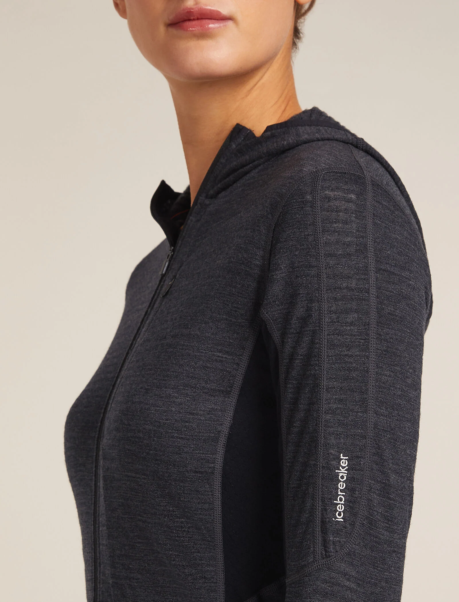 Women's Merino Blend 200 Realfleece™ Descender Long Sleeve Zip Hoodie - Image 5