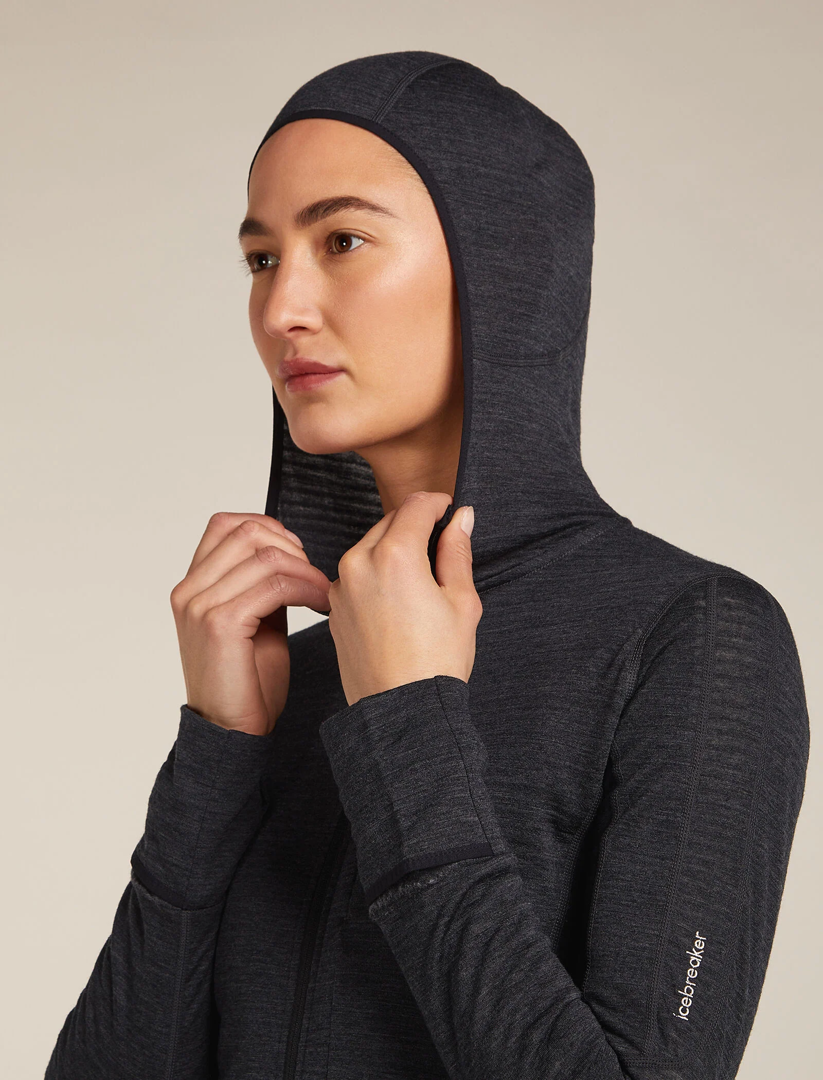 Women's Merino Blend 200 Realfleece™ Descender Long Sleeve Zip Hoodie - Image 8