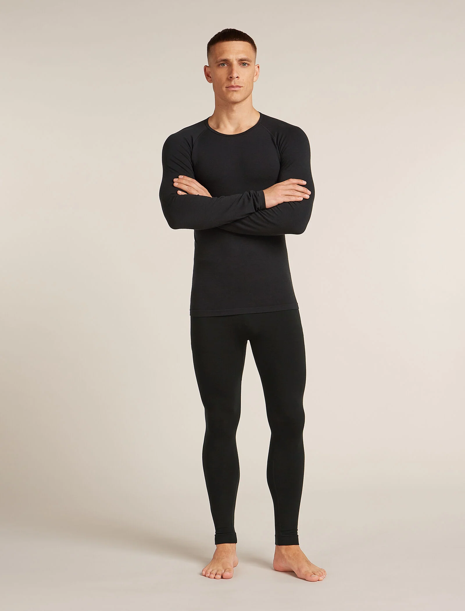 Men's Merino Blend 260 ZoneKnit™ Seamless  Long Sleeve Crewe Thermal Top - Image 3