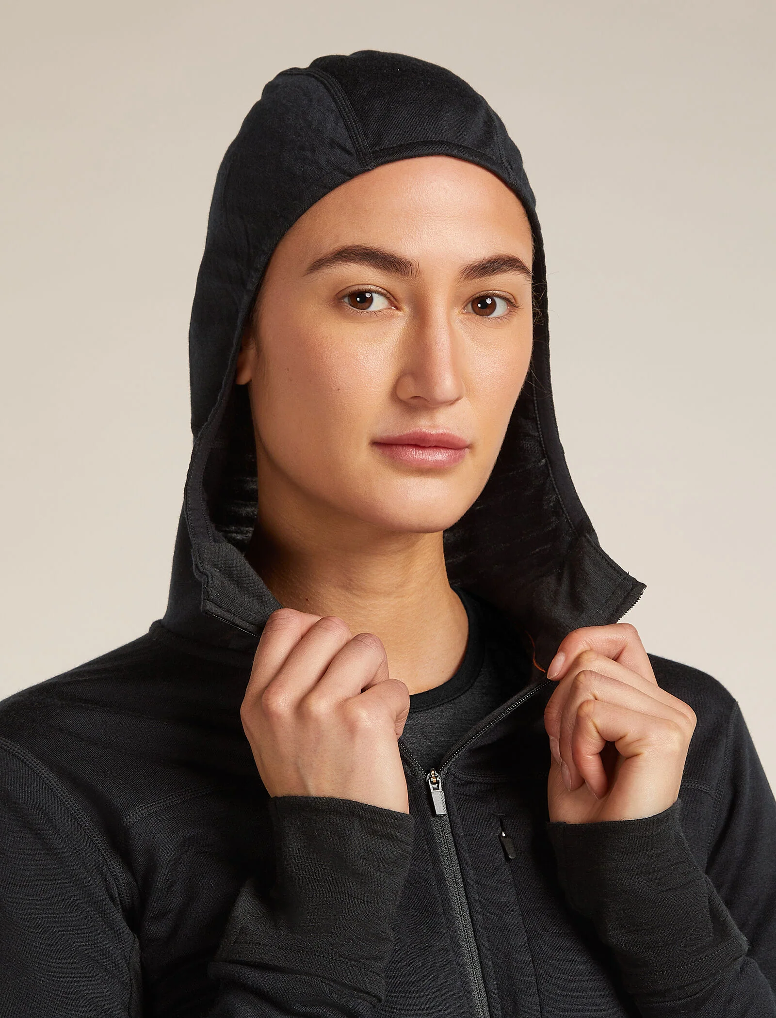 Women's Merino Blend 300 RealFleece™ Descender Long Sleeve Zip Hoodie - Image 8