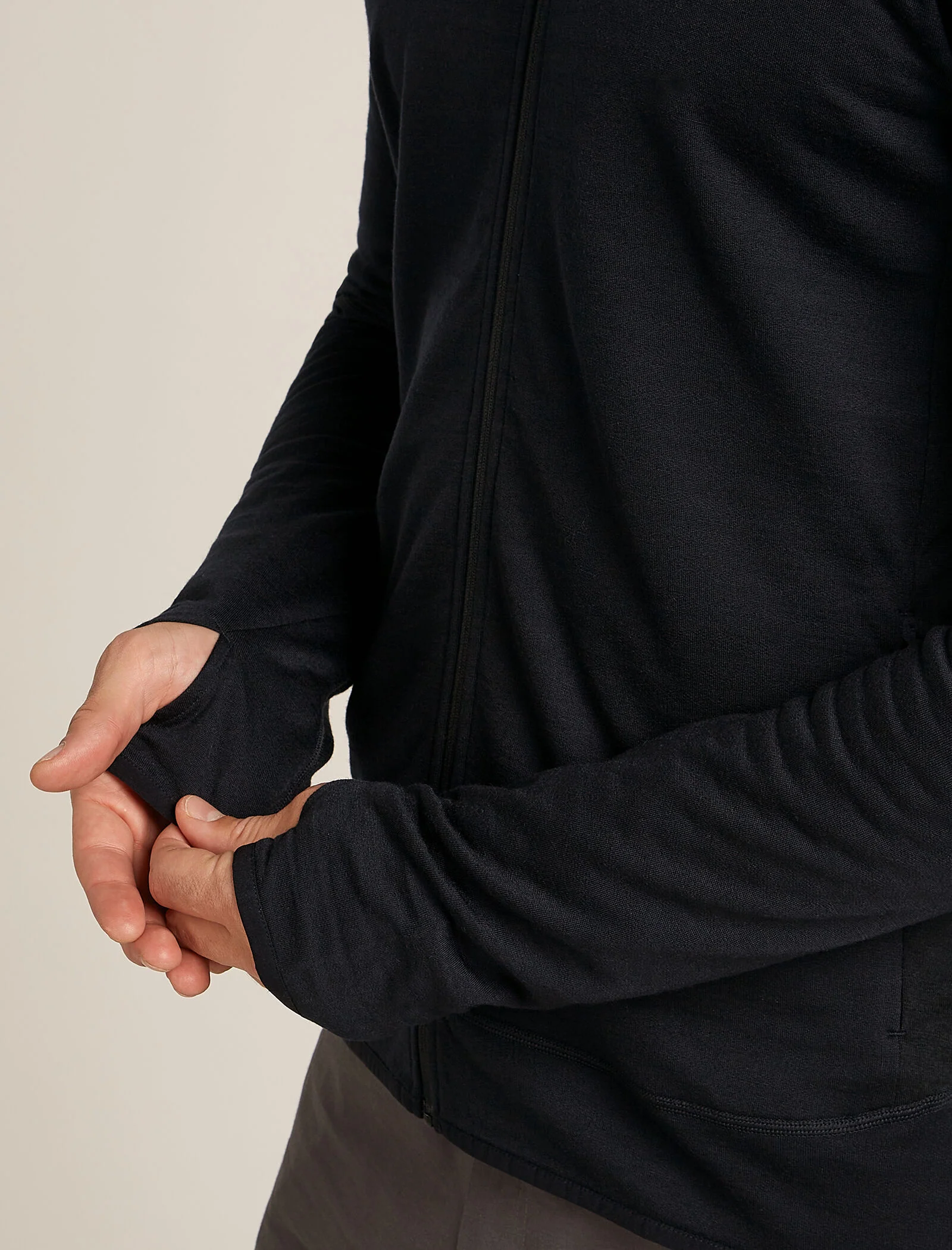 Men's Merino Blend 300 RealFleece™ Descender Long Sleeve Zip Jacket - Image 7