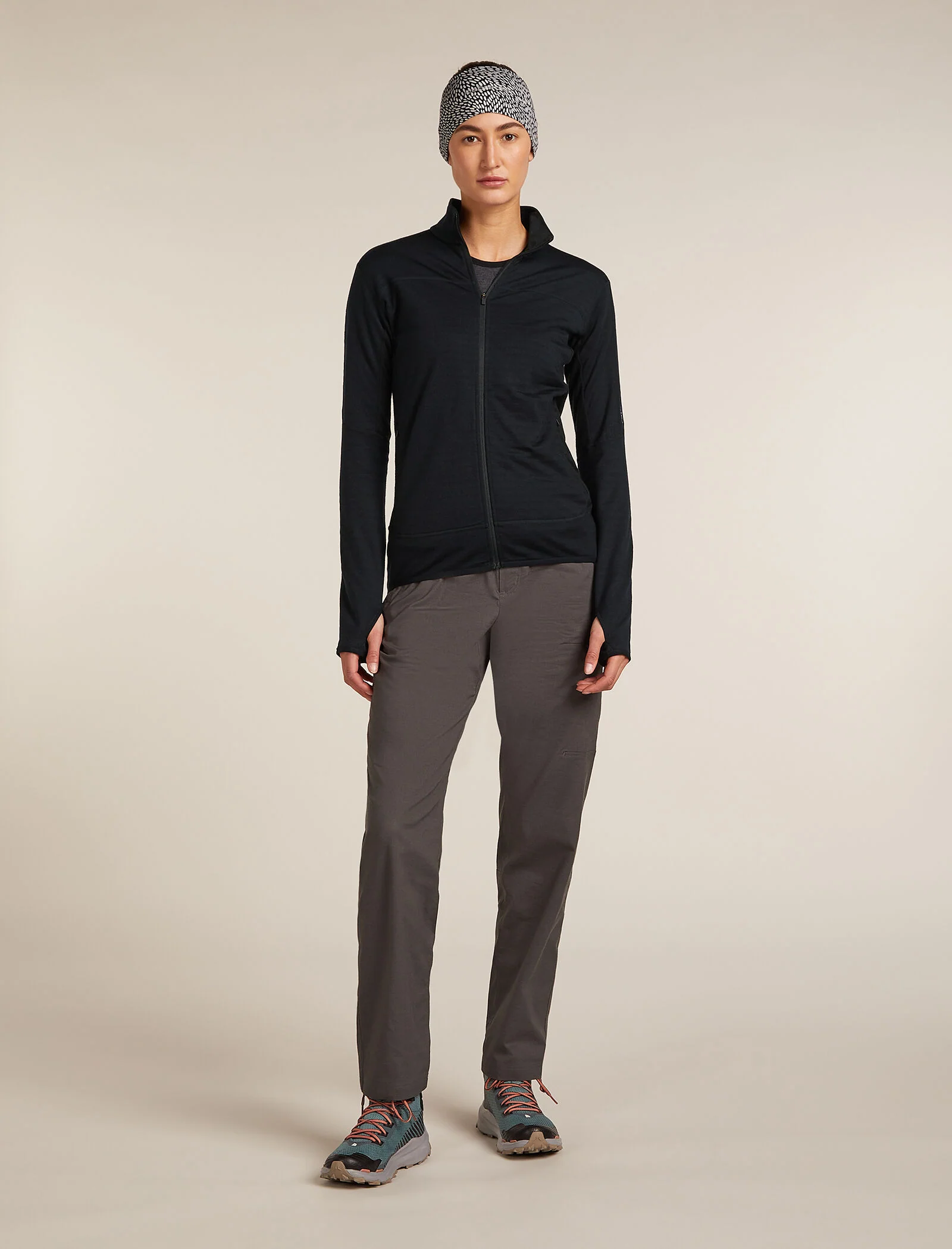 Women's Merino Blend 300 RealFleece™ Descender Long Sleeve Zip Jacket - Image 4
