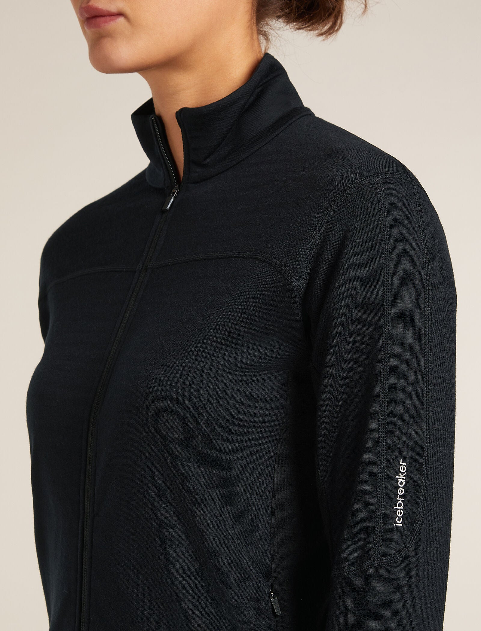 Women's Merino Blend 300 RealFleece™ Descender Long Sleeve Zip Jacket - Image 5