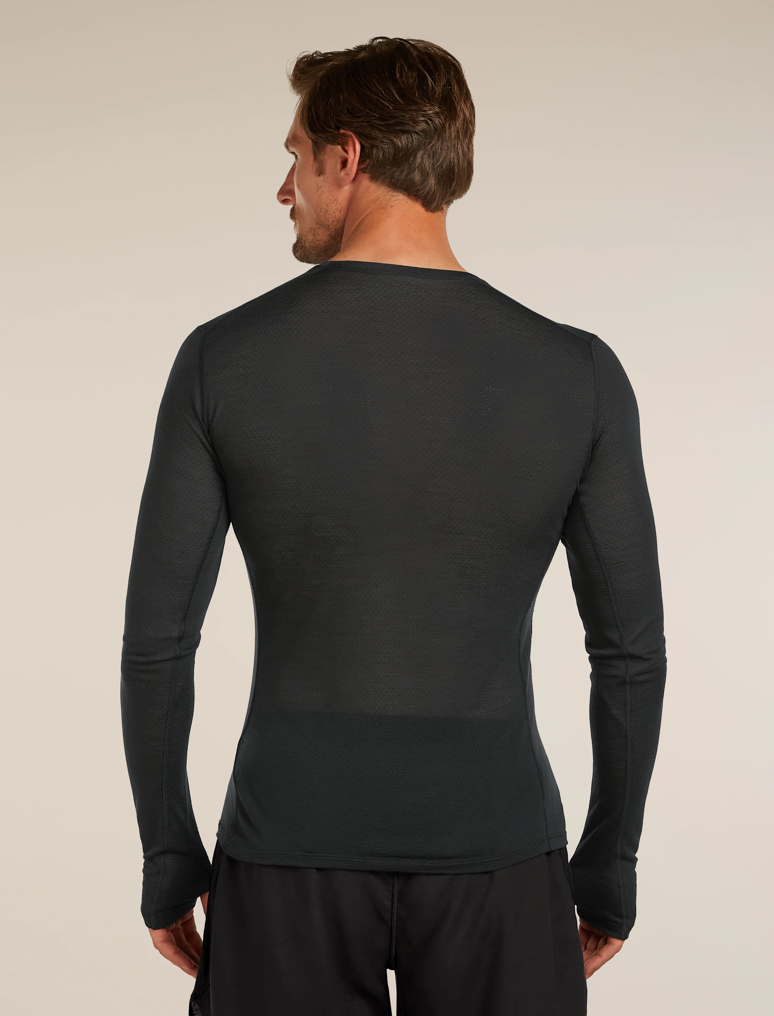 Merino Blend 75 Cool-Lite™ Featherlight™ Long Sleeve Crewe Thermal Top - Image 2