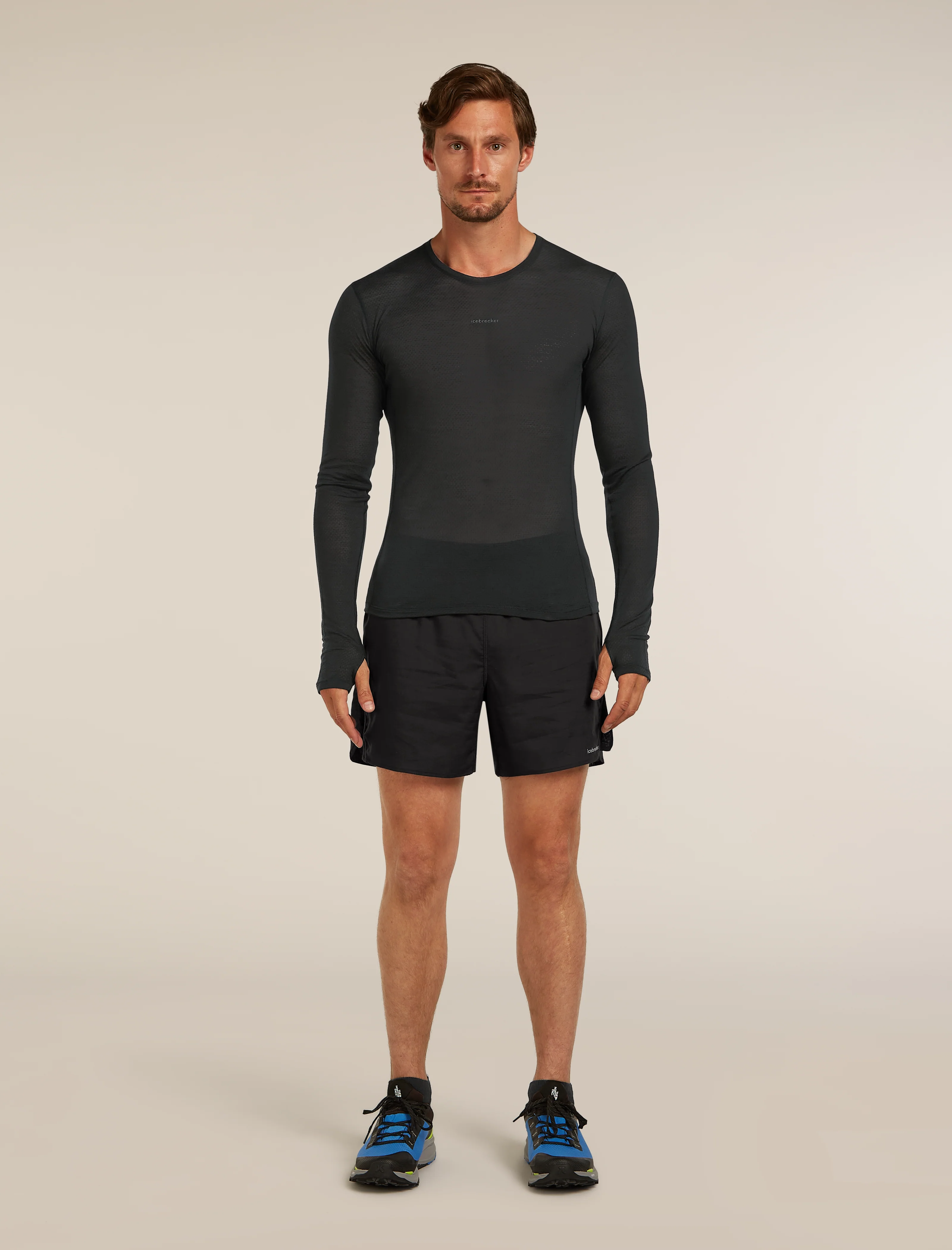 Merino Blend 75 Cool-Lite™ Featherlight™ Long Sleeve Crewe Thermal Top - Image 3
