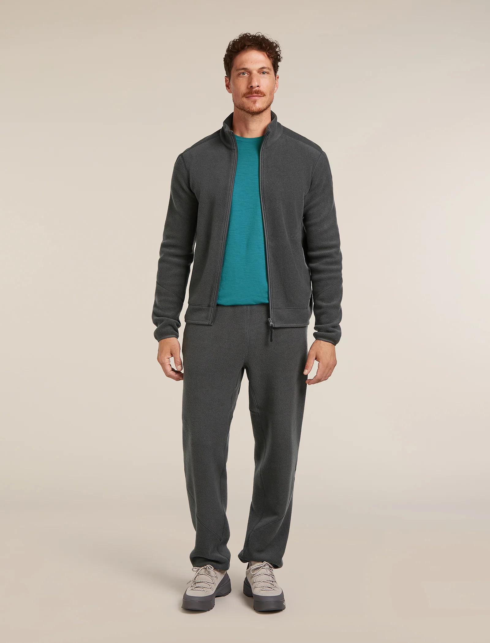 Men's Merino Blend 800 RealFleece™ Classic Pile Long Sleeve Zip Jacket - Image 3