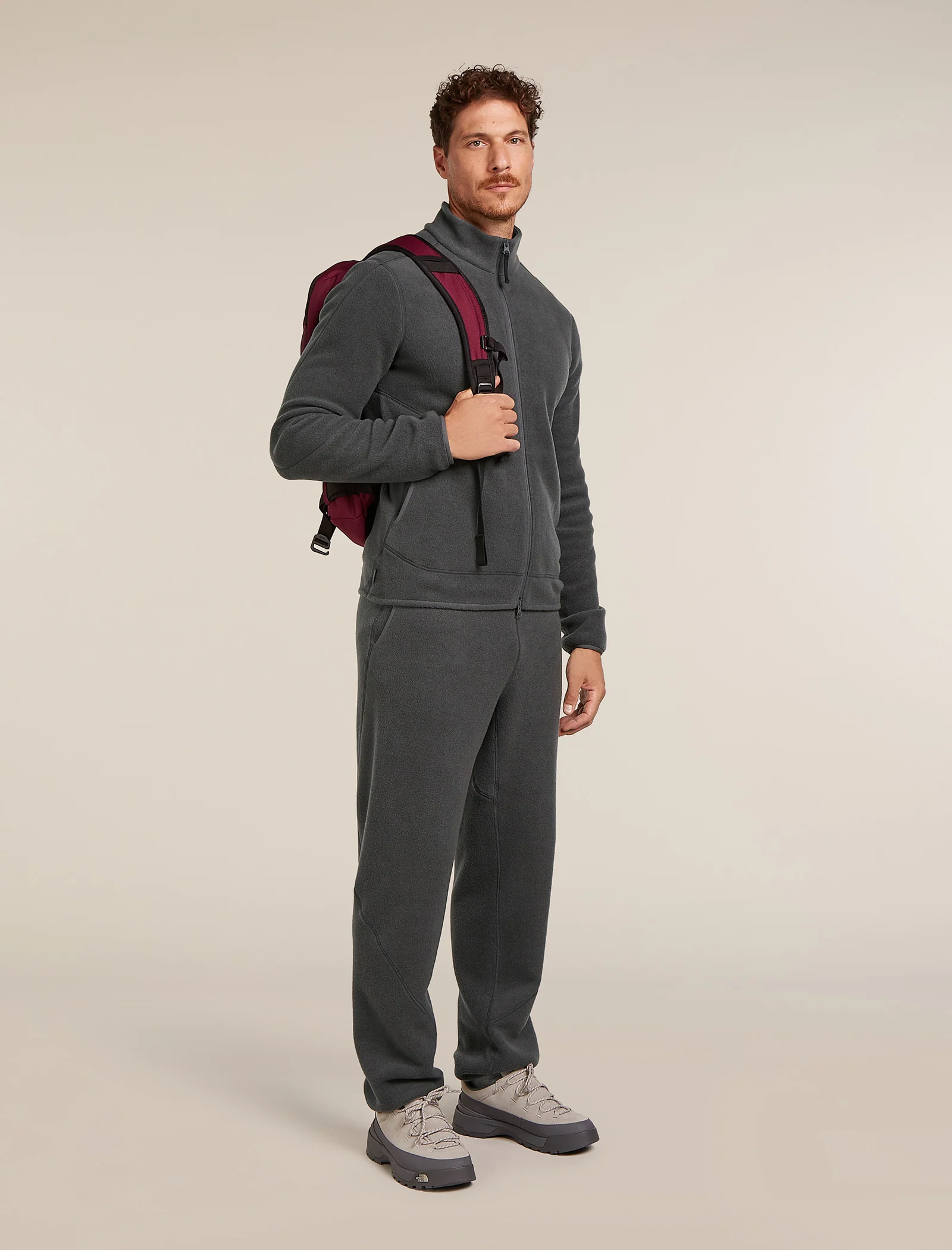 Men's Merino Blend 800 RealFleece™ Classic Pile Long Sleeve Zip Jacket - Image 4