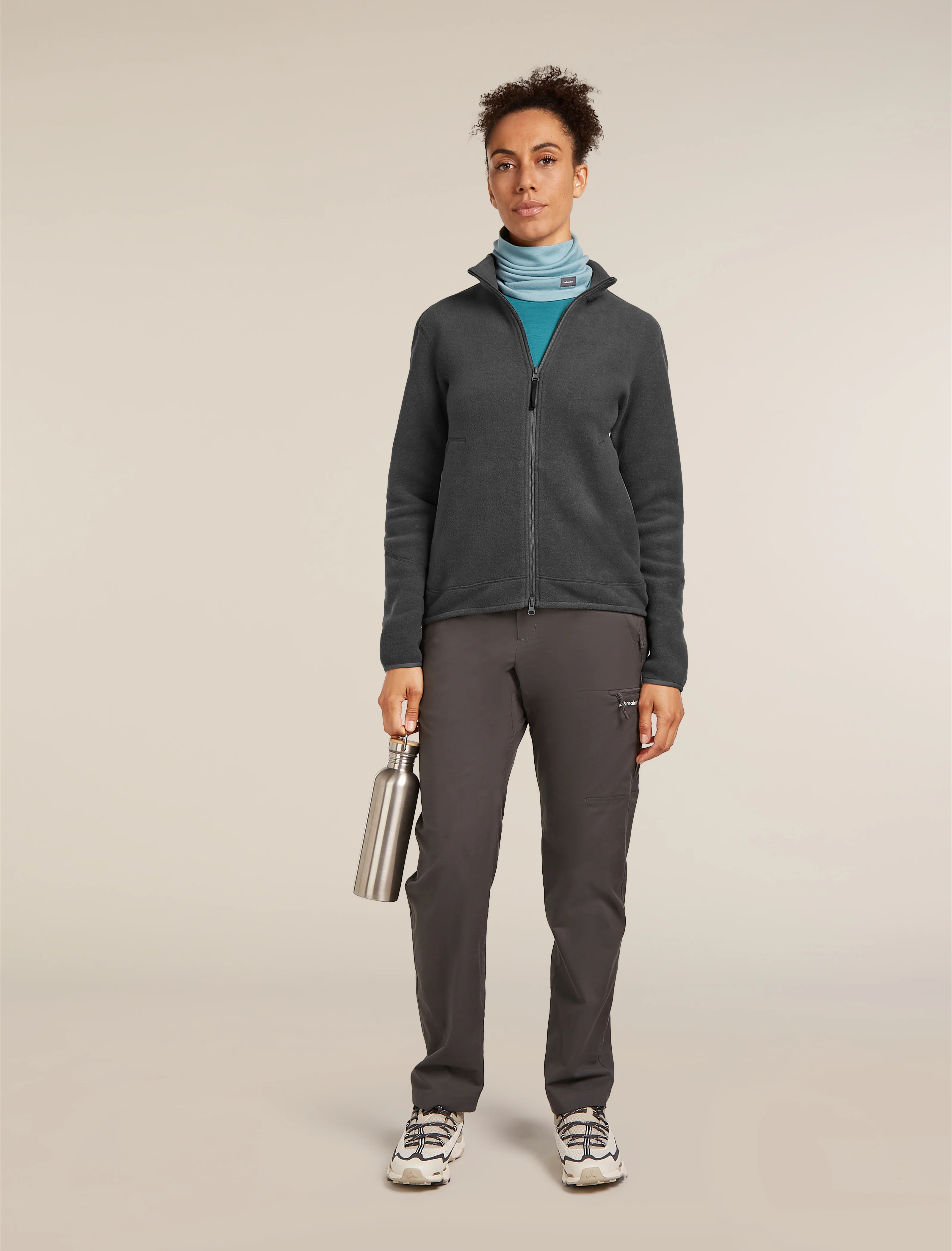 Women's Merino Blend 800 RealFleece™ Classic Pile Long Sleeve Zip Jacket - Image 4
