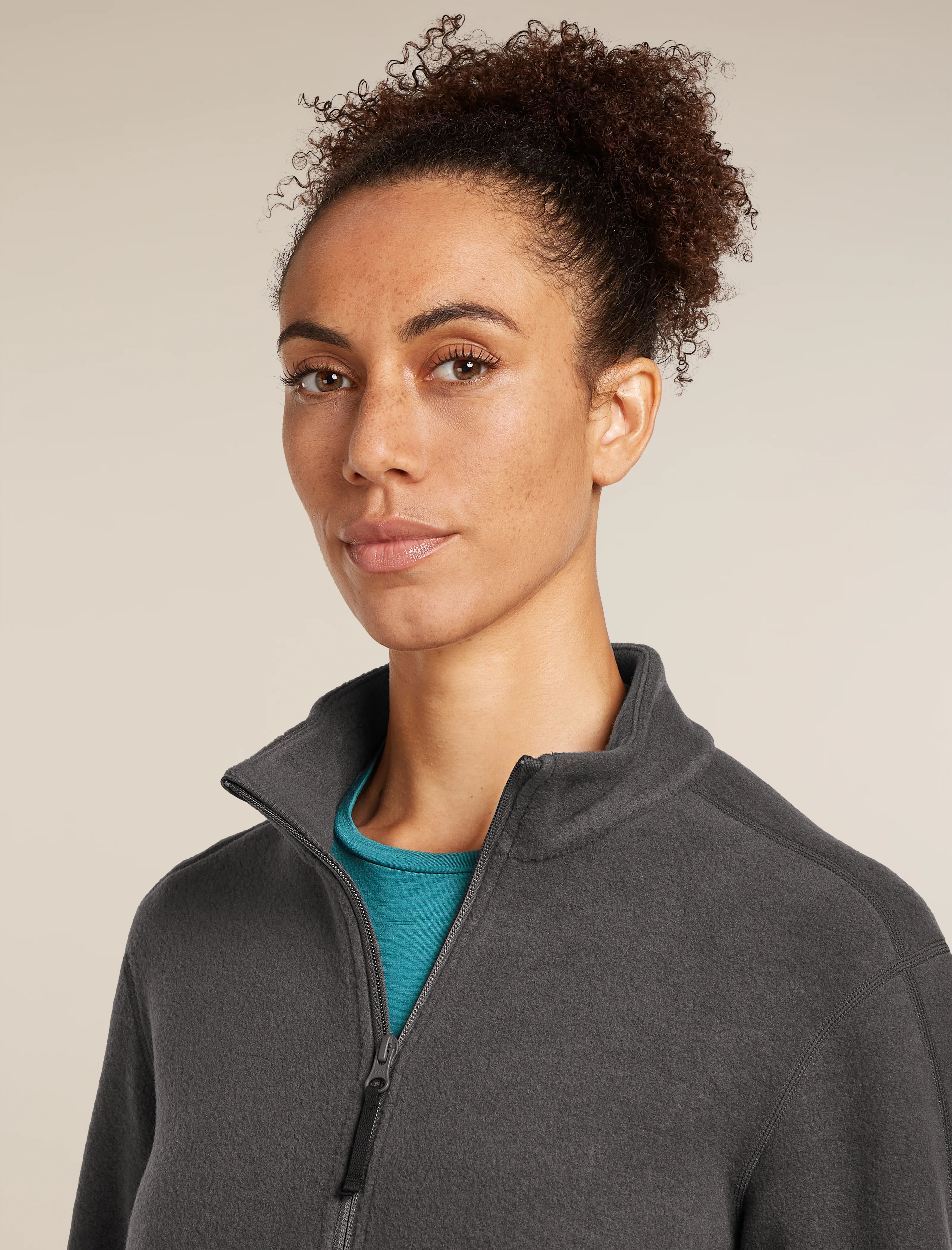 Women's Merino Blend 800 RealFleece™ Classic Pile Long Sleeve Zip Jacket - Image 5