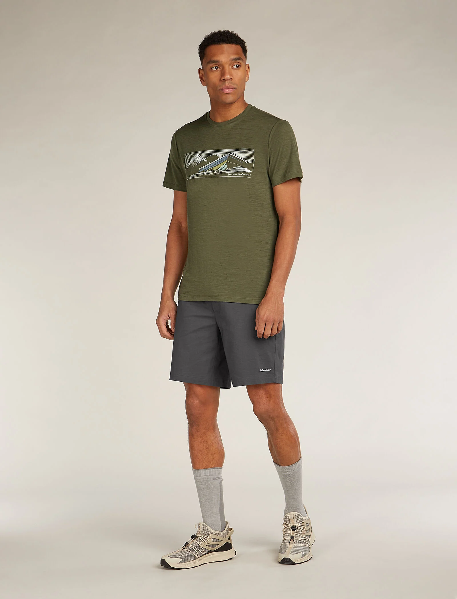 Men's Merino Blend Elevation Stretch 9" Shorts - Image 3