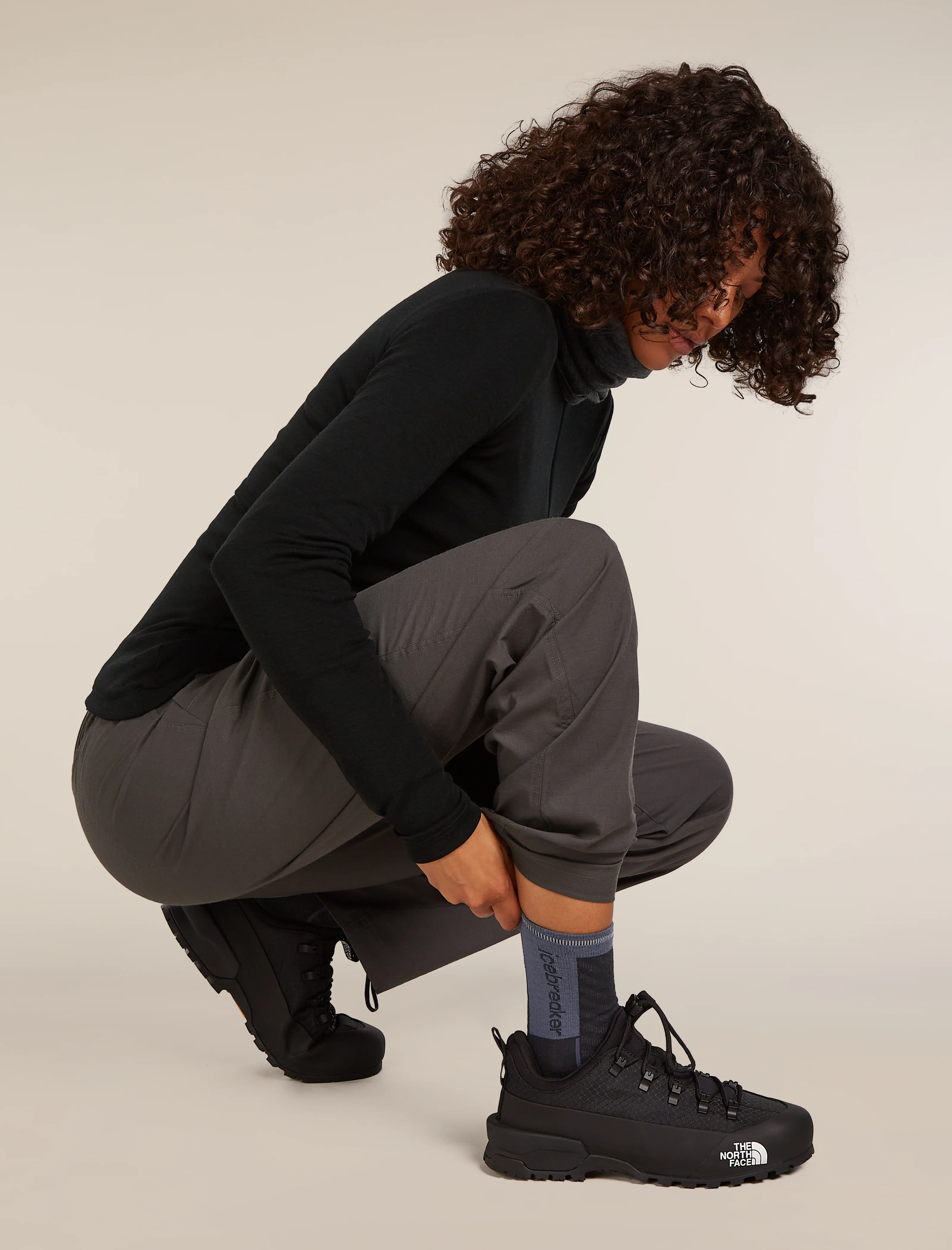 Women's Merino Blend Run+ Ultralight Crew Socks - Image 3
