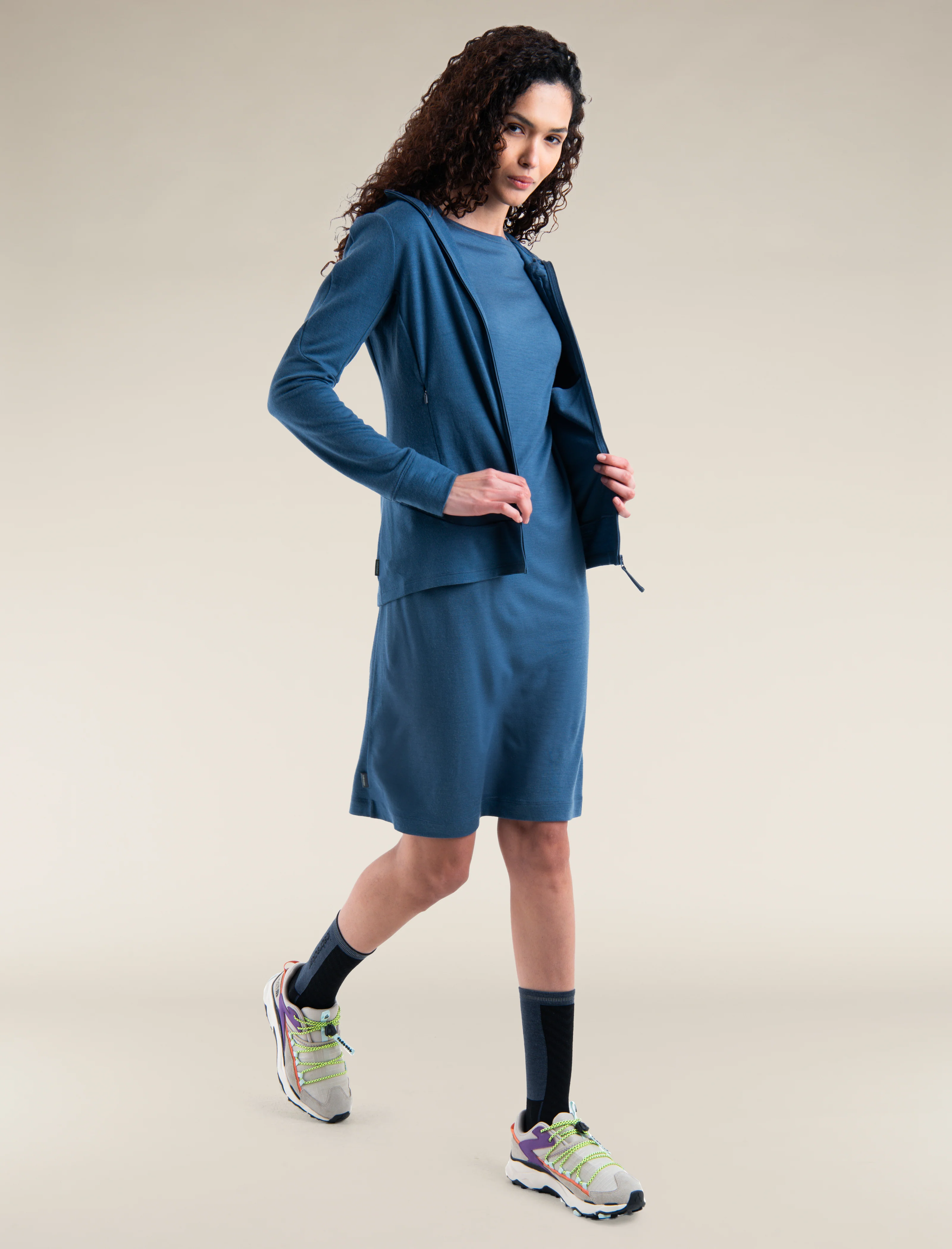Women's Merino Granary Sleeveless Dress - Image 3