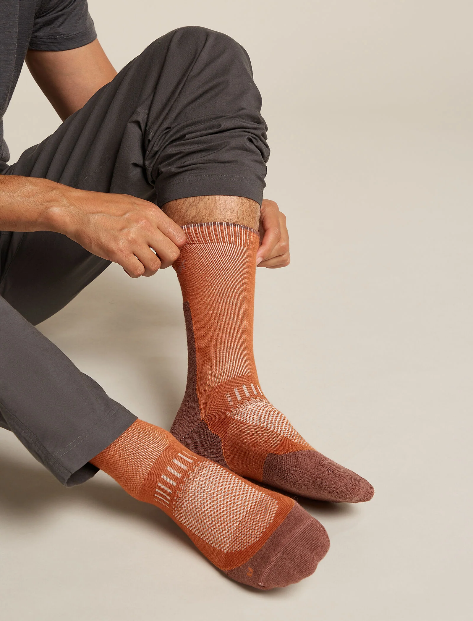 Men's Merino Hike+ Light Crew Socks - Image 2