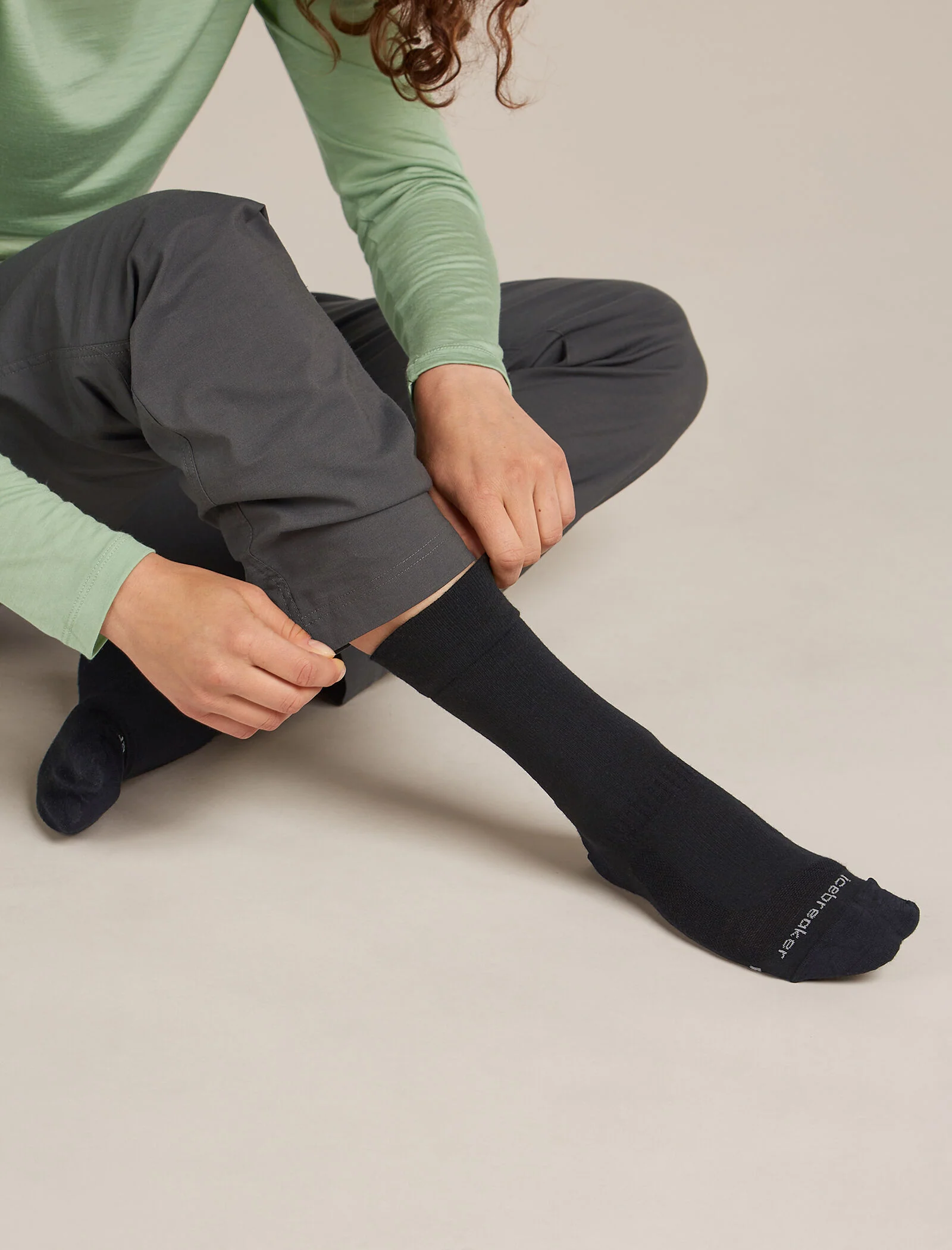 Women's Merino Hike+ Liner Crew Socks - Image 2