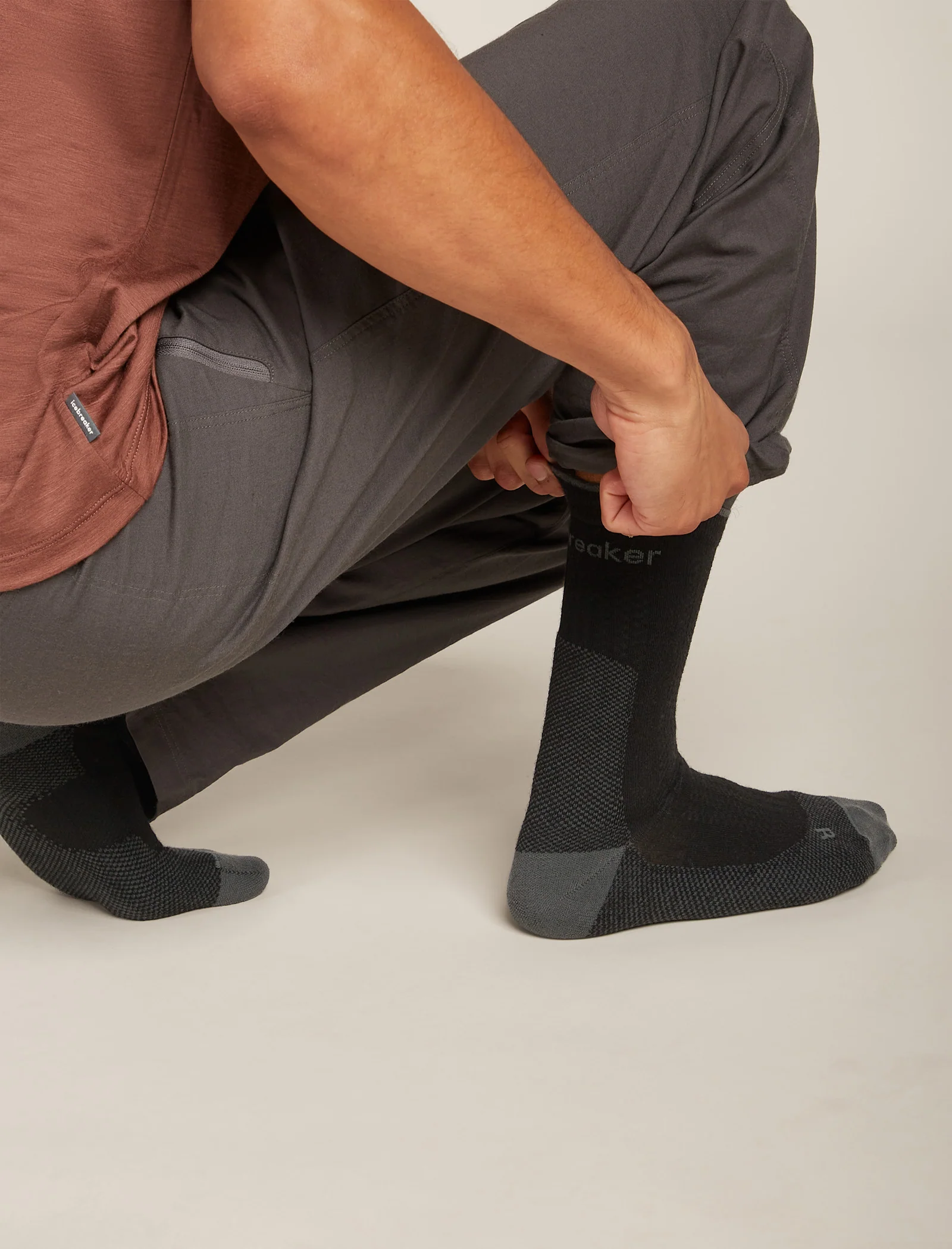 Men's Merino Hike+ Ultralight Crew Socks - Image 2