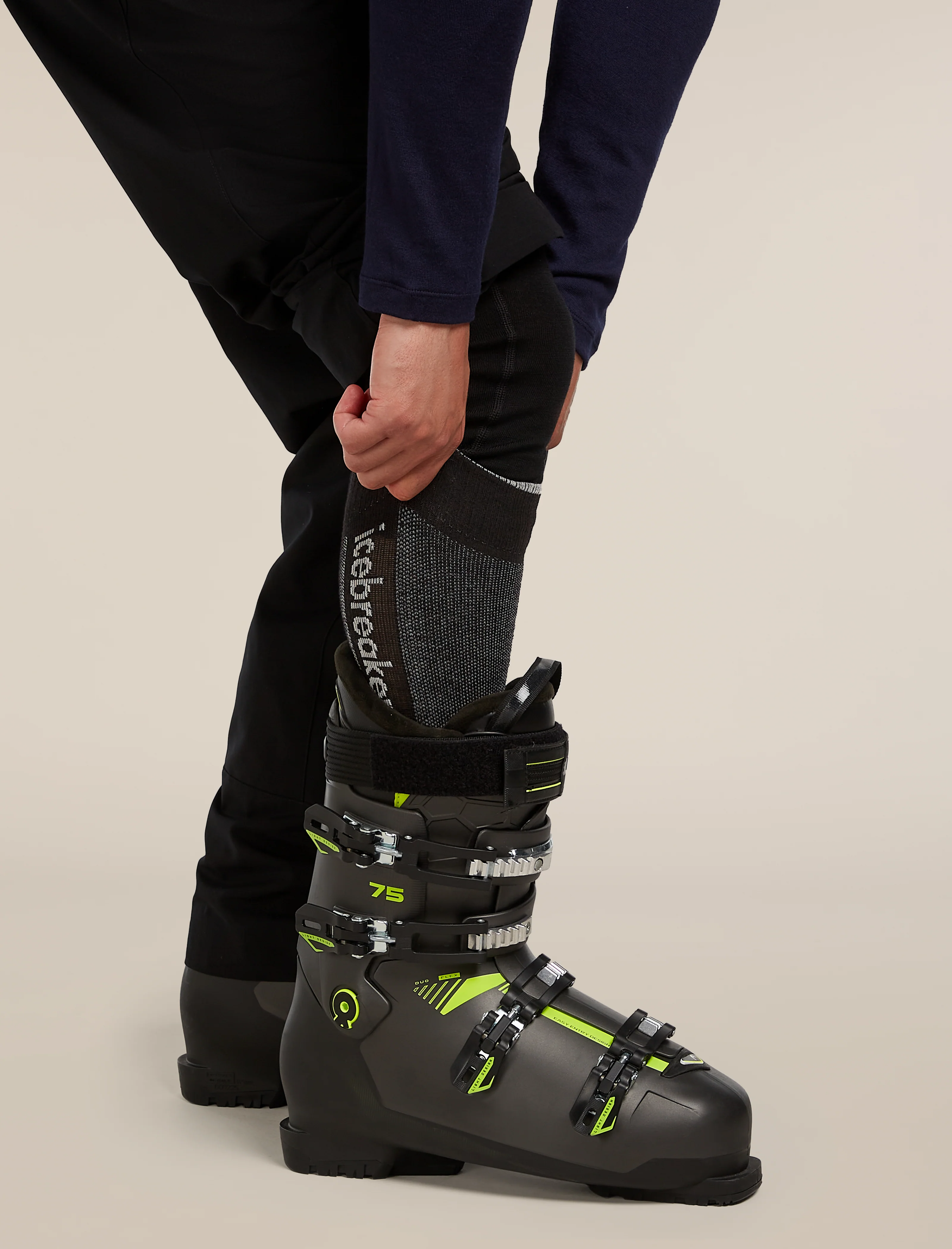 Men's Merino Ski+ Light Over The Calf Socks - Image 3