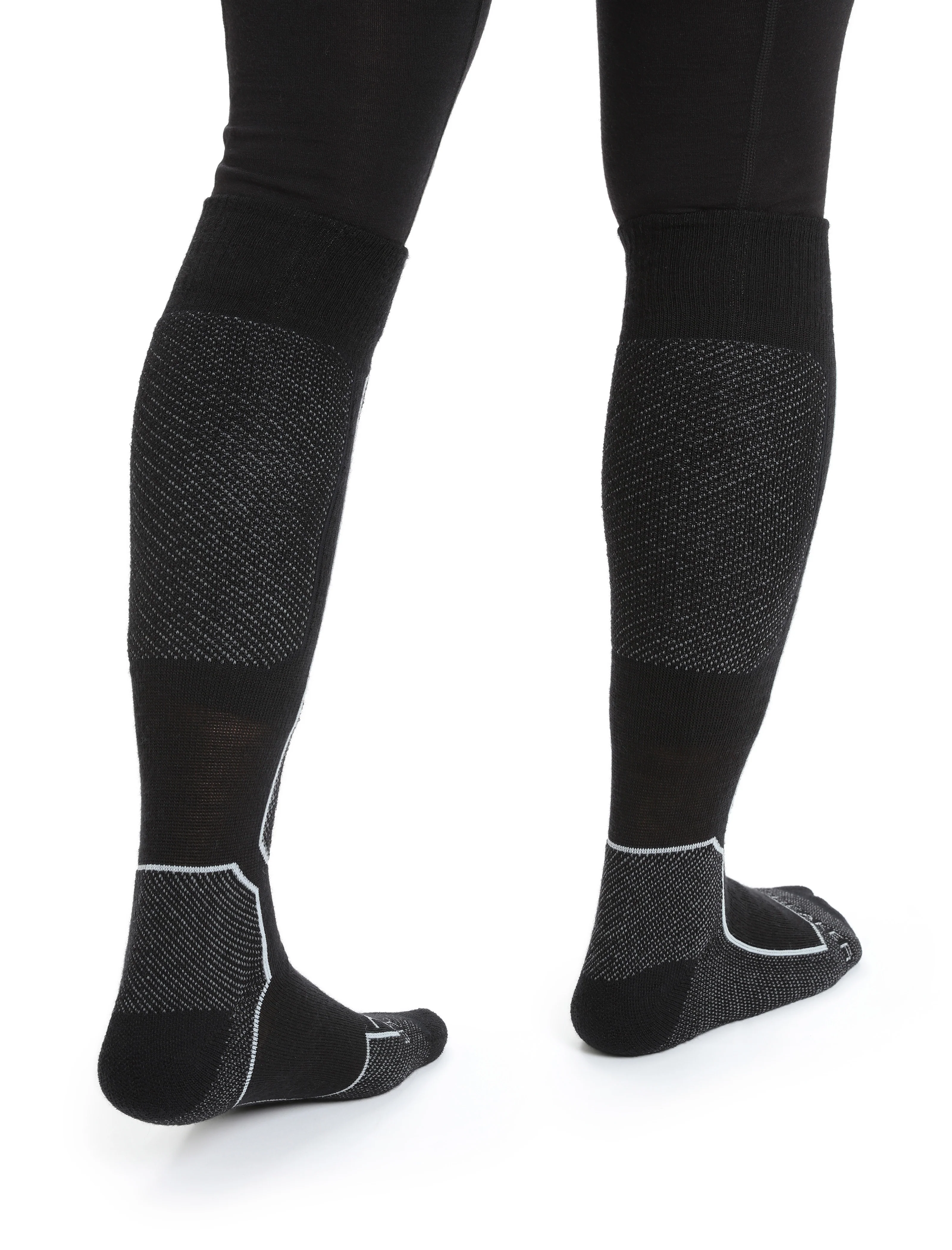 Women's Merino Ski+ Light Over the Calf Socks - Image 2
