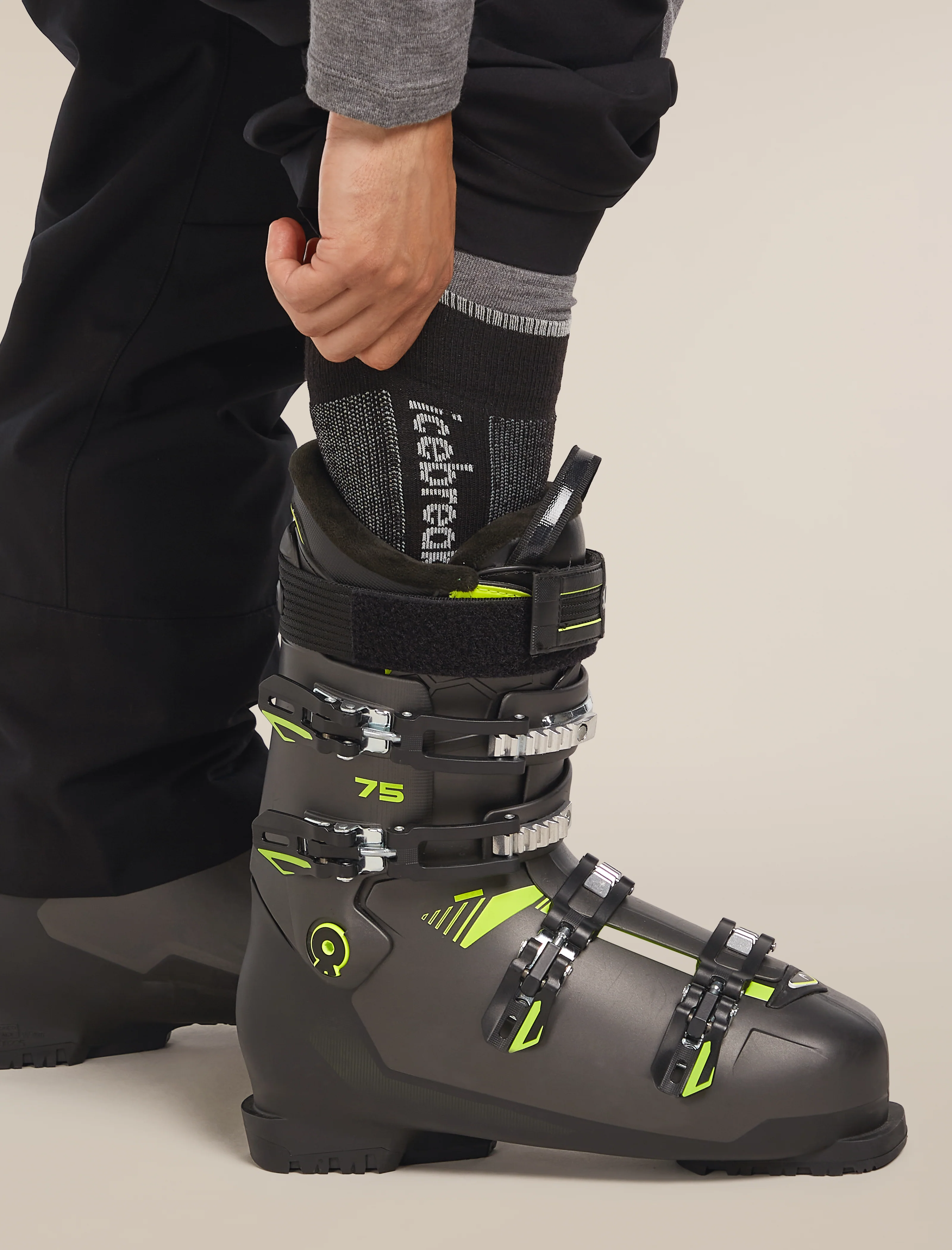 Men's Merino Ski+ Medium Over The Calf Socks - Image 3
