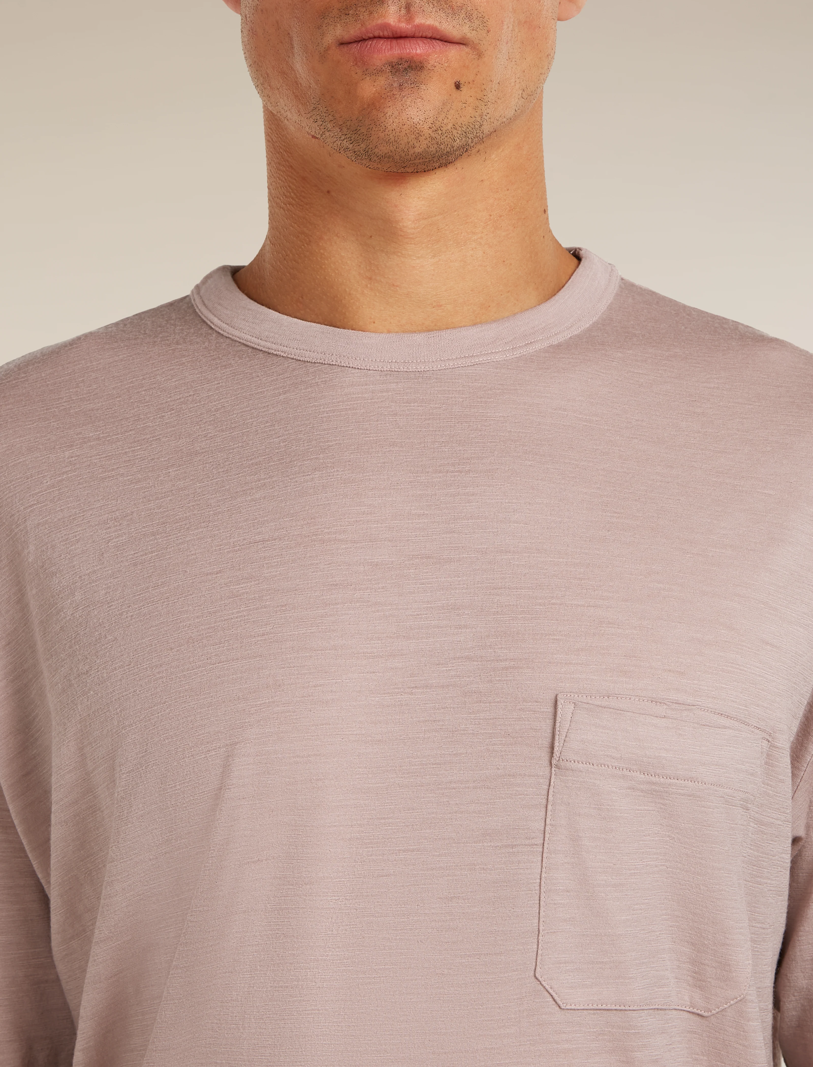 Unisex Merino 150 Long Sleeve Pocket Tee - Image 11
