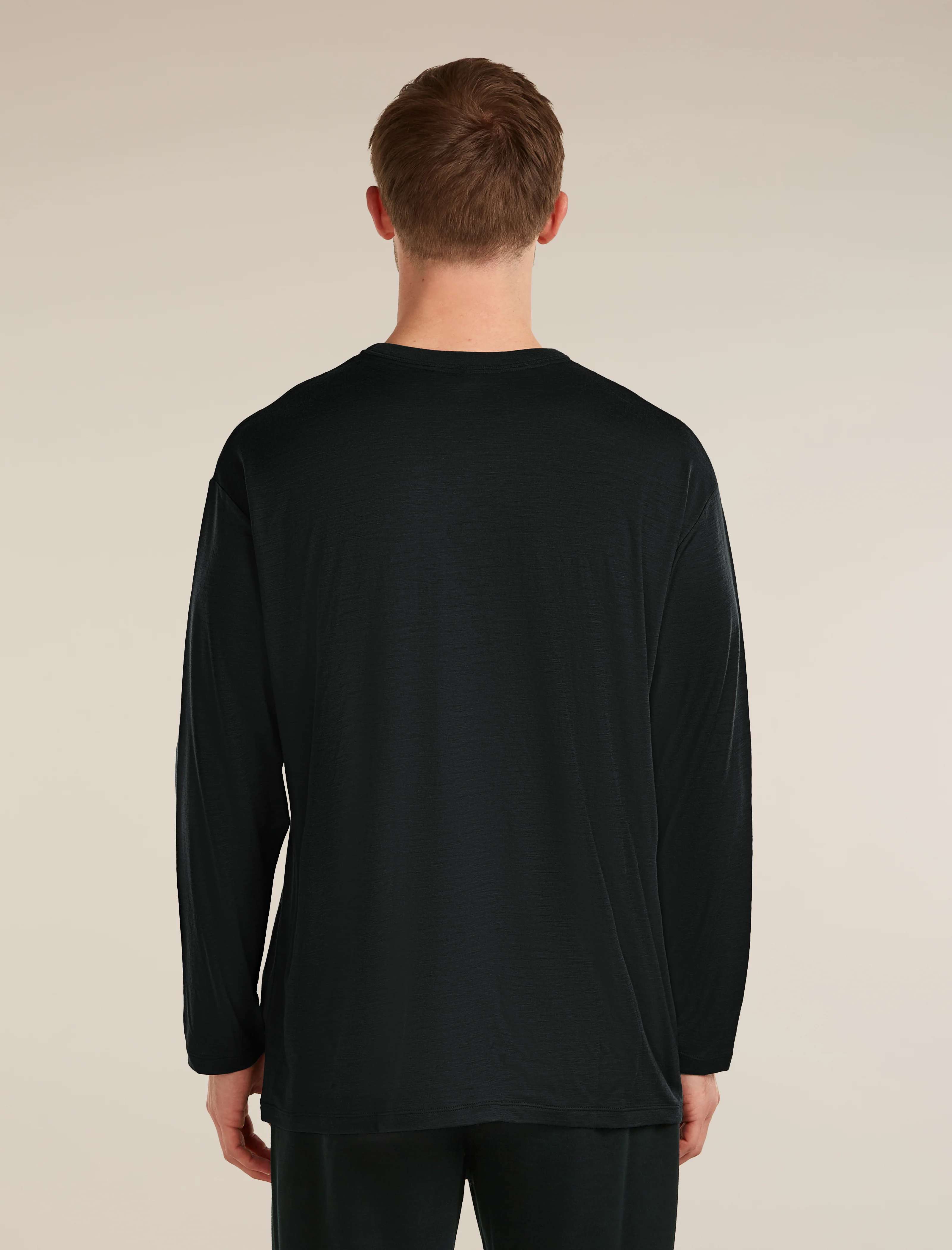Unisex Merino 150 Long Sleeve Tee Stripe - Image 2