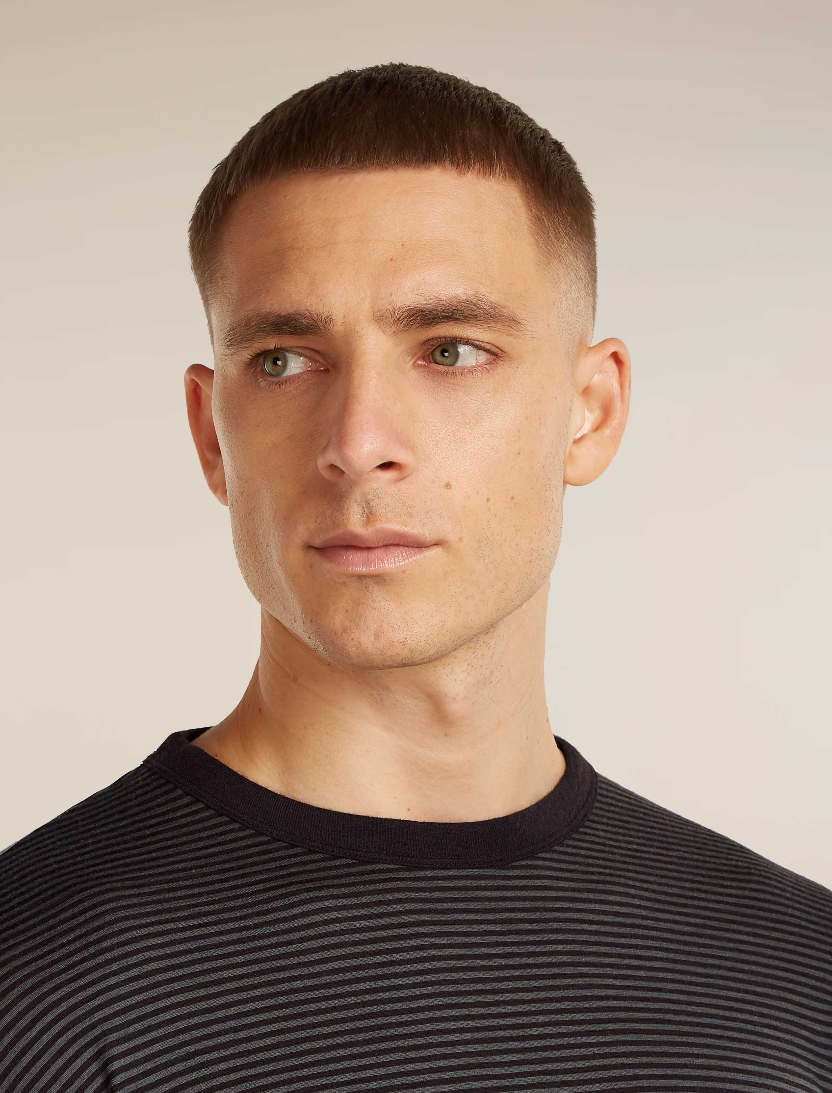 Unisex Merino 150 Long Sleeve Tee Stripe - Image 14