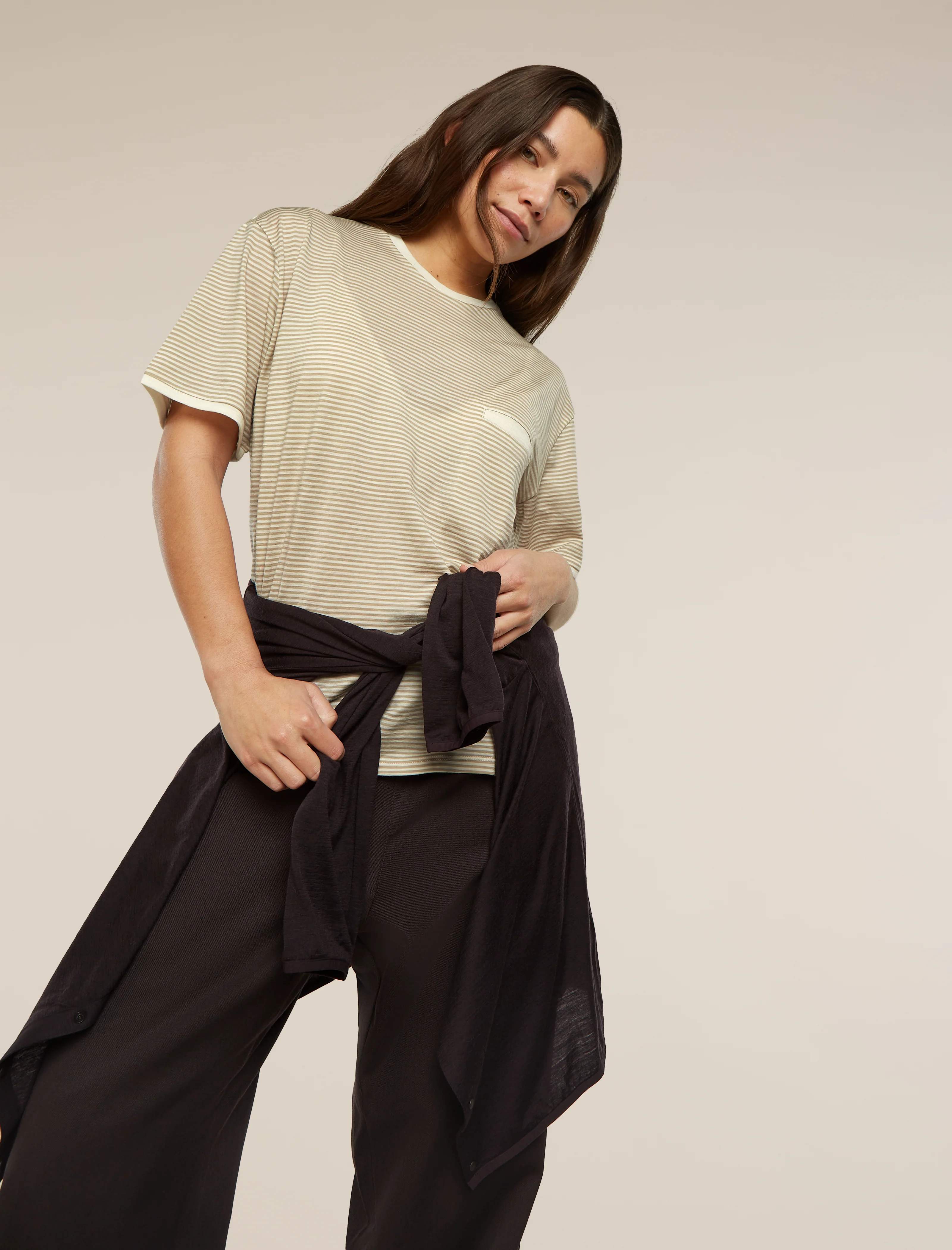 Unisex Merino 150 Round Neck Cardigan - Image 14