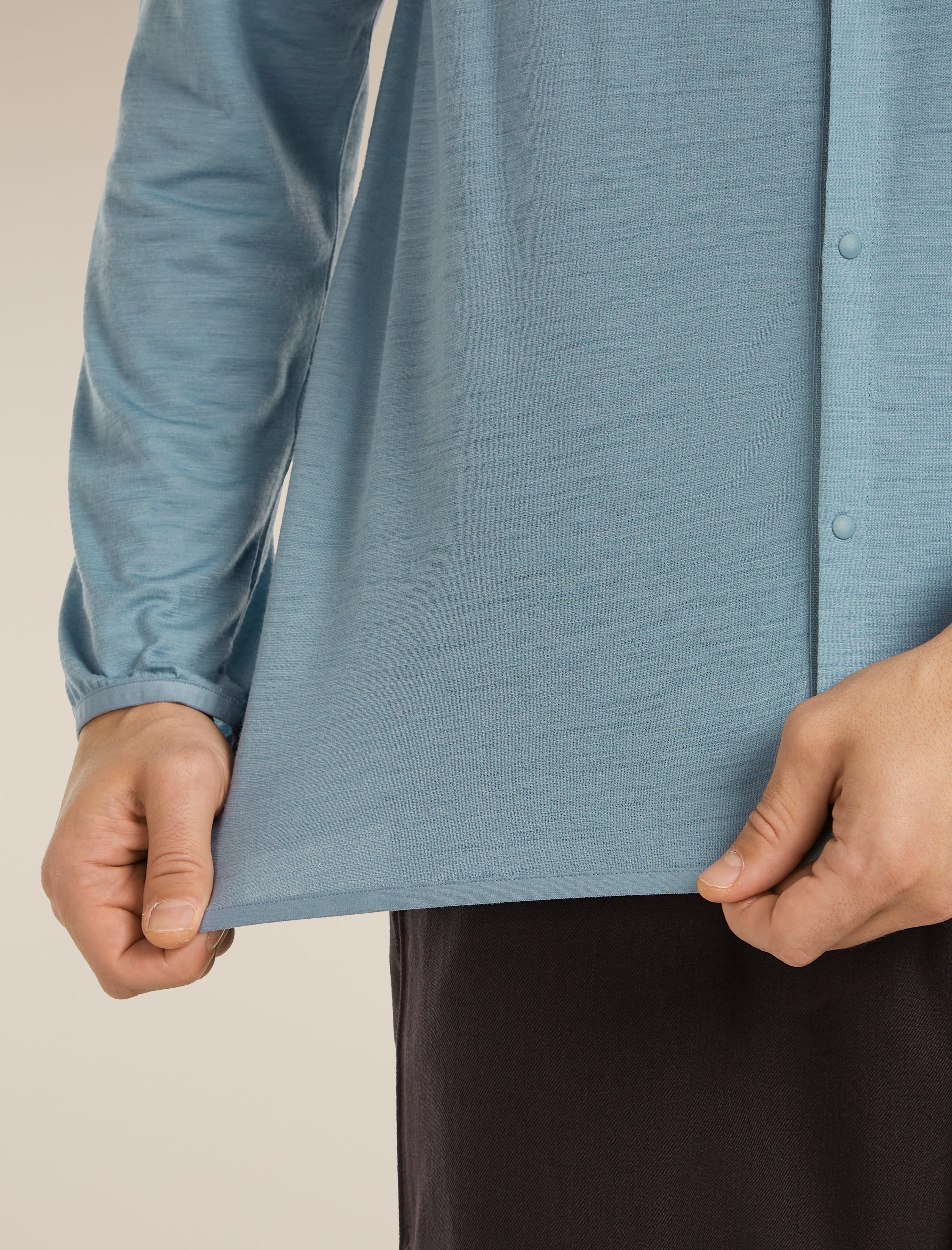 Unisex Merino 150 Round Neck Cardigan - Image 10