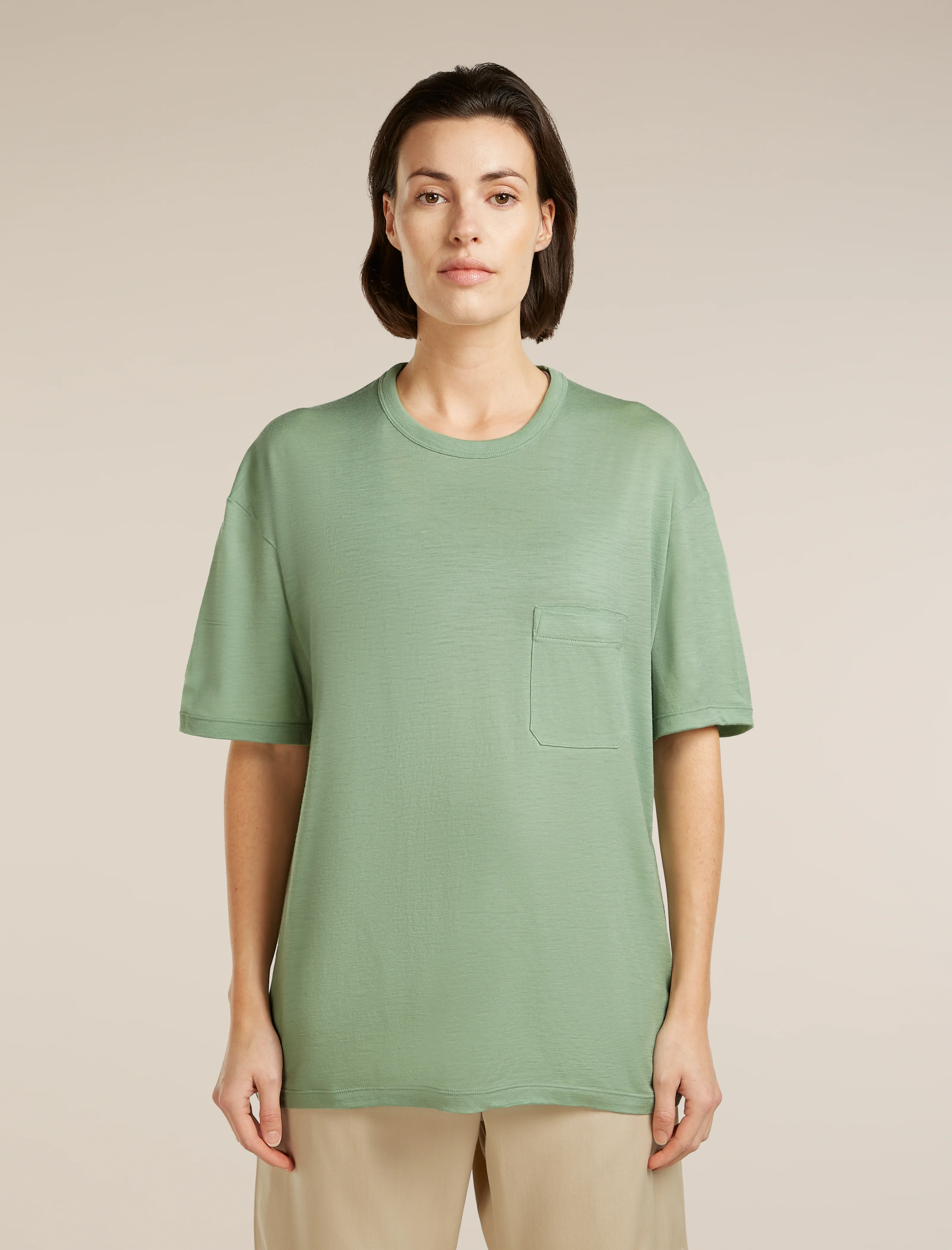 Unisex Merino 150 Short Sleeve Pocket Tee - Image 3