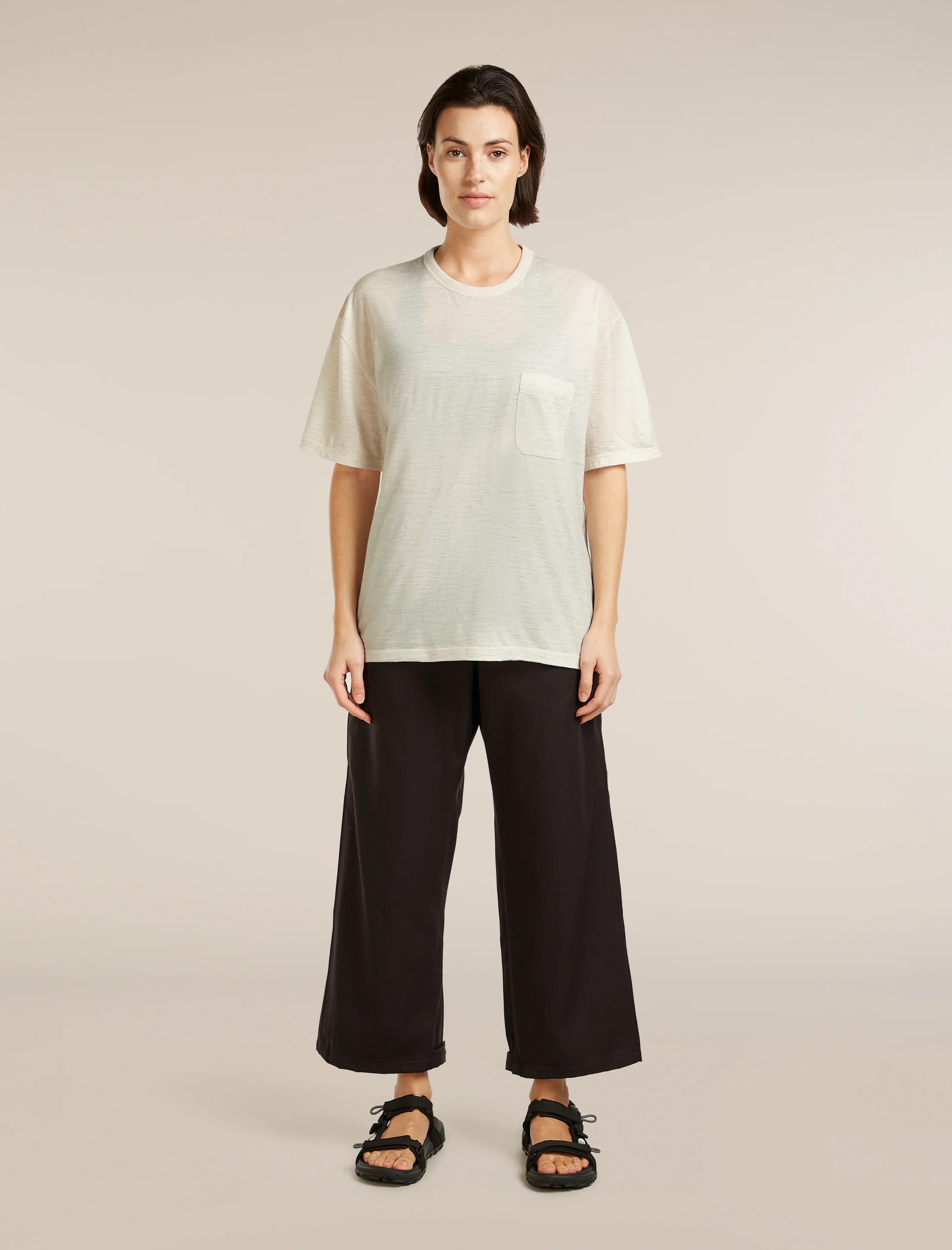 Unisex Merino 150 Short Sleeve Pocket Tee - Image 3